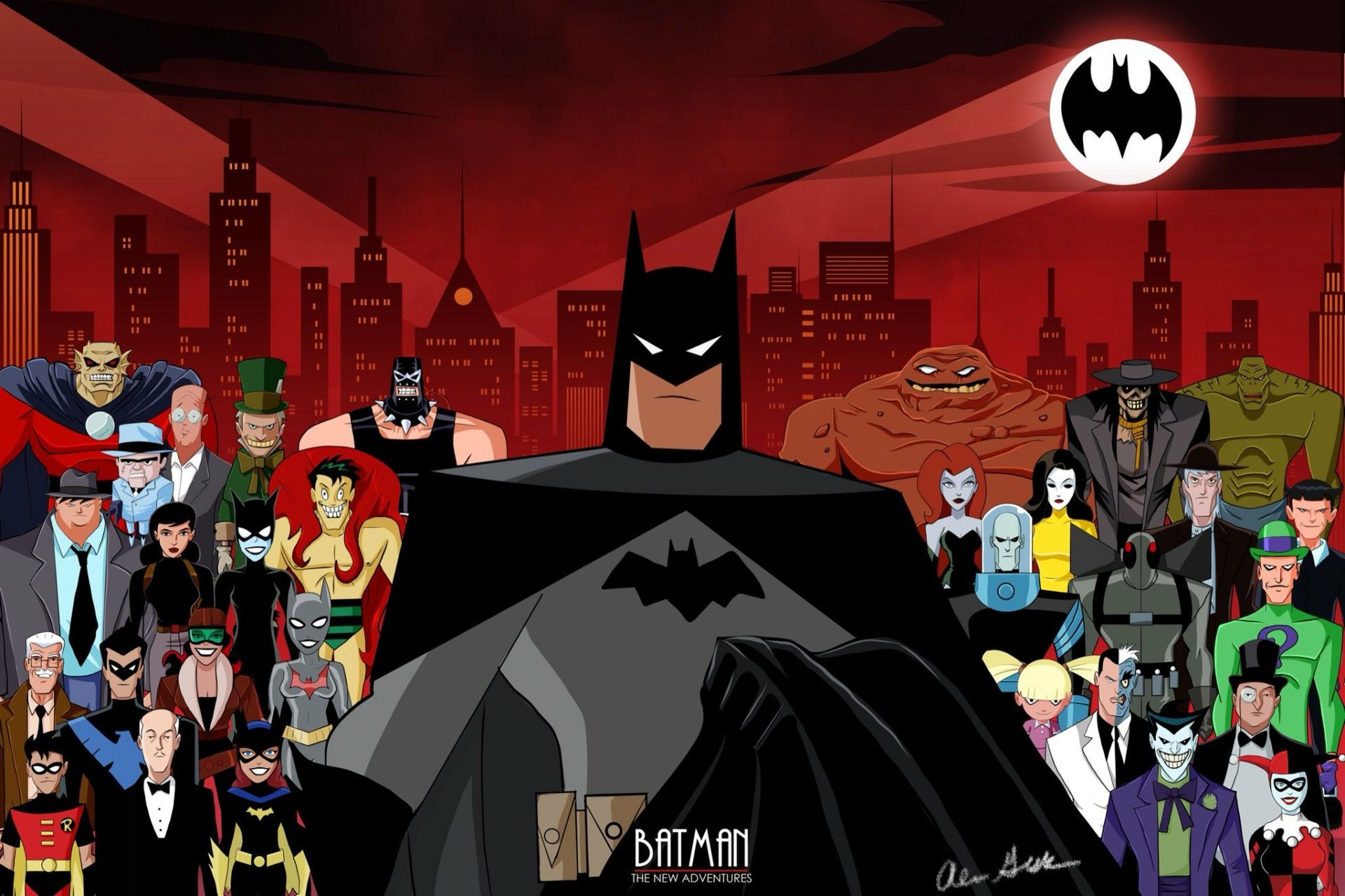 Wallpaper #wBkNOY8BtGB6xQ78SqmS52 TV Show the New Batman Adventures HD Wallpaper by Alan Frank Gesek
