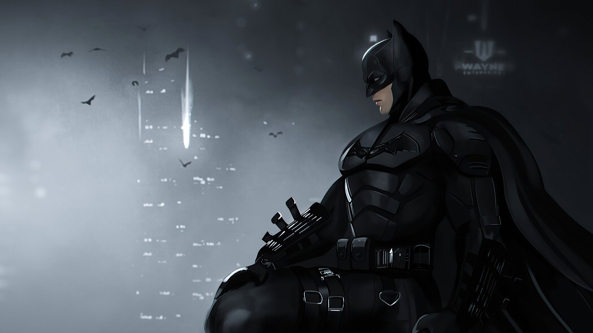 Wallpaper #VHO_g44BFI5NbQkscBw316 Comics Batman 4K Ultra HD Wallpaper by Mizuriau