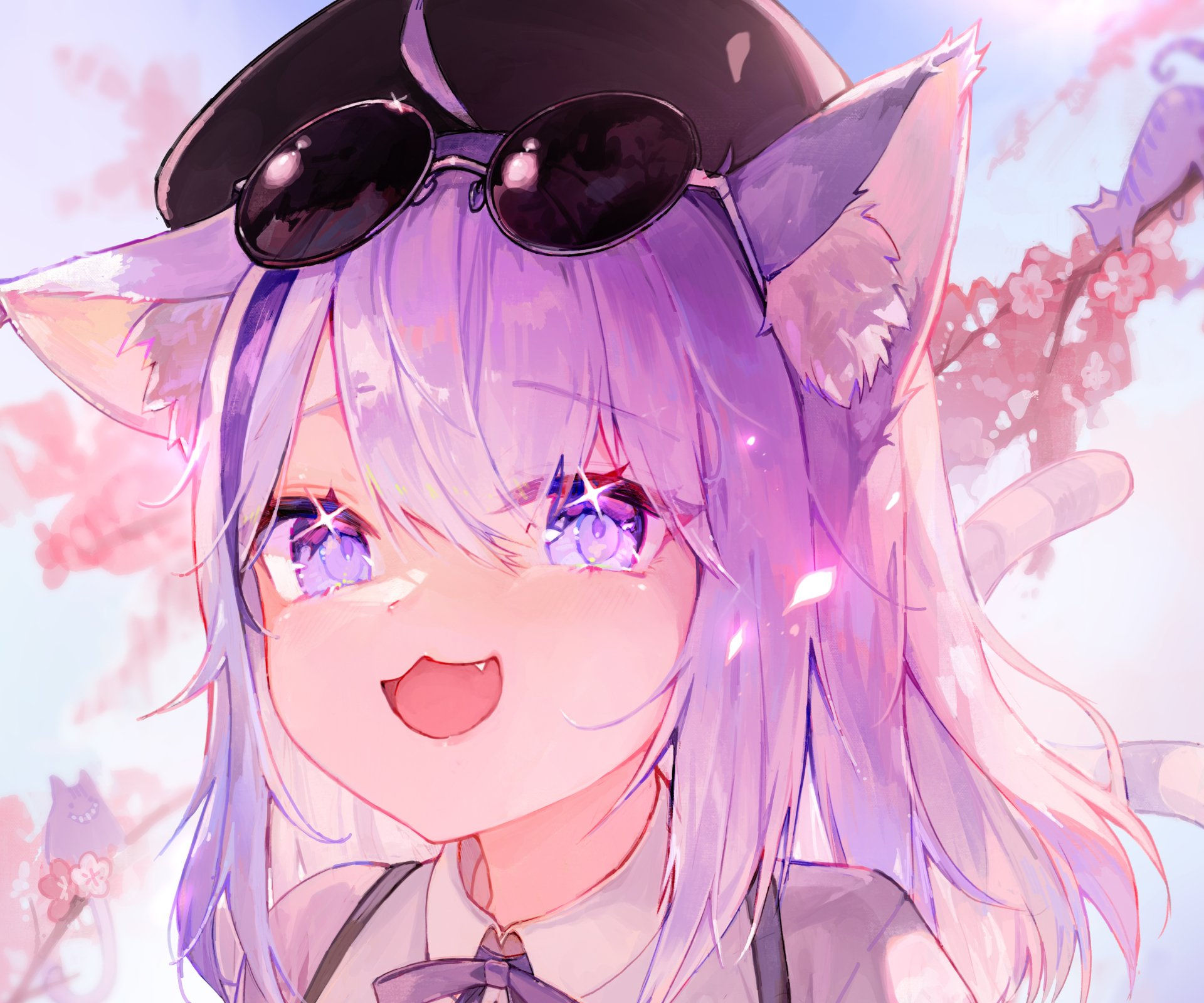 Wallpaper #s2heJJMBSpphPi3-Mjgp79 Download Hololive Nekomata Okayu Anime Virtual Youtuber HD Wallpaper by