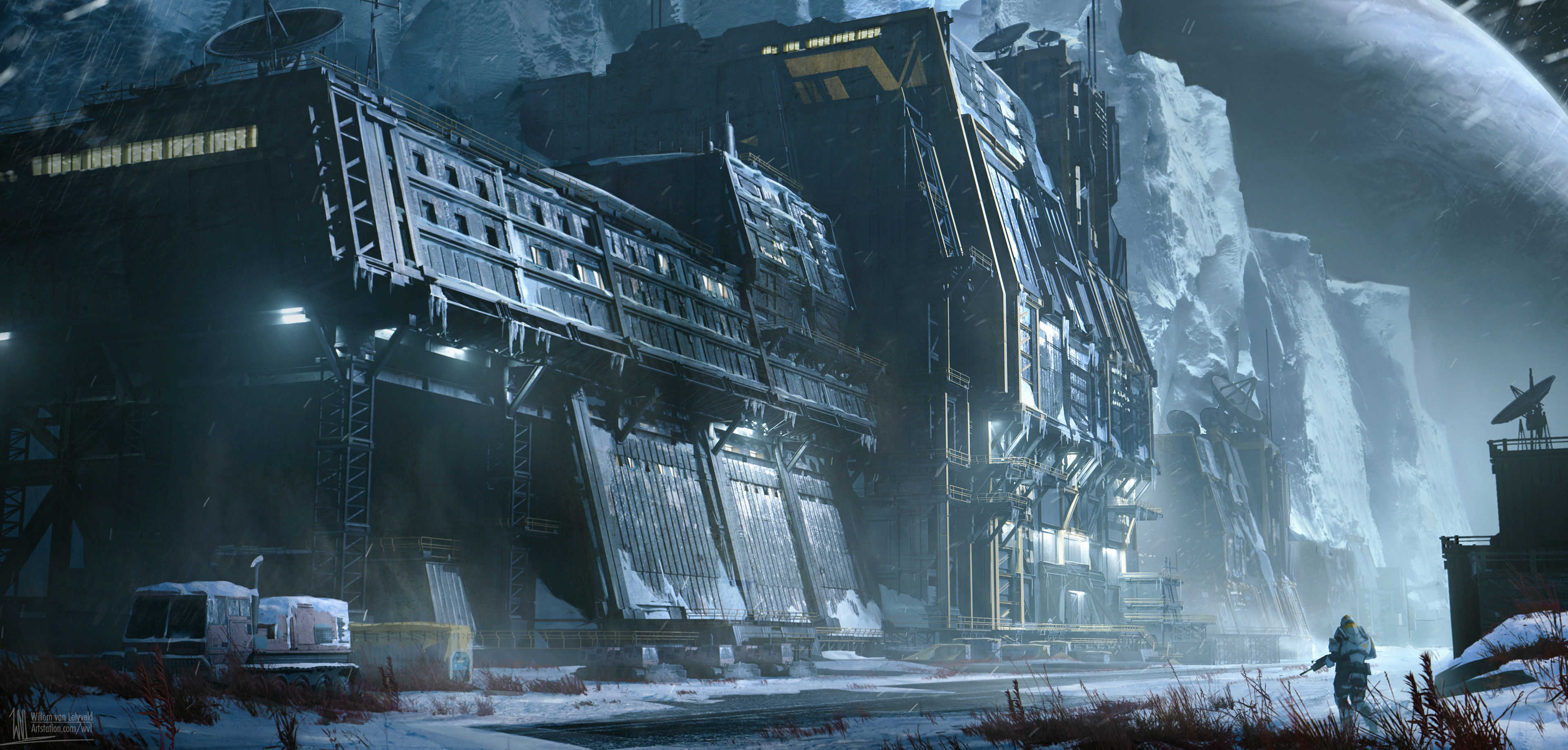 Wallpaper #e85BJZMB71dOy6JZeRN7223 Sci Fi Building Concept
