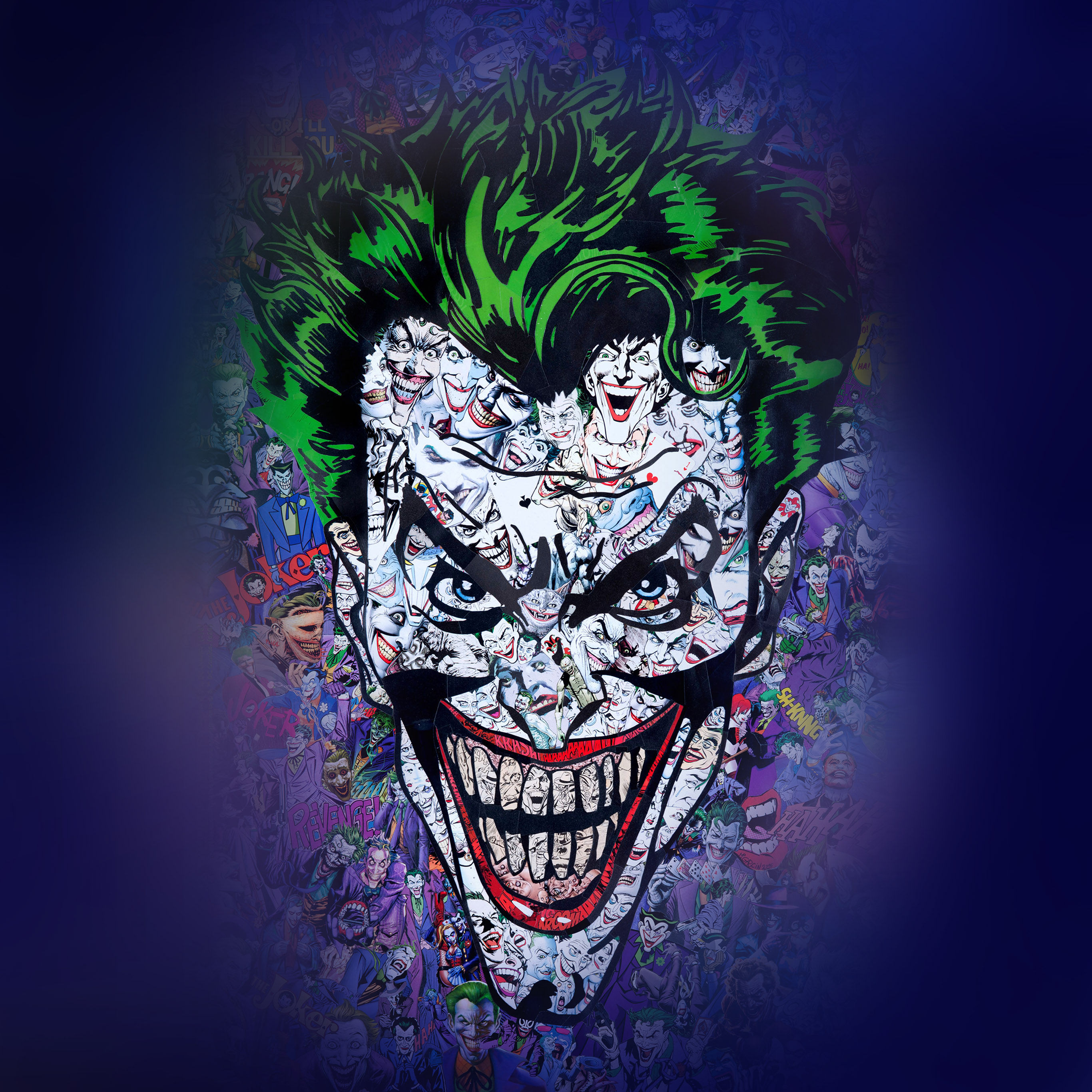 Wallpaper #XX1z8Y4Bnwiau_P6jQlU38 Au55 Joker Art Face Illustration Art Wallpaper