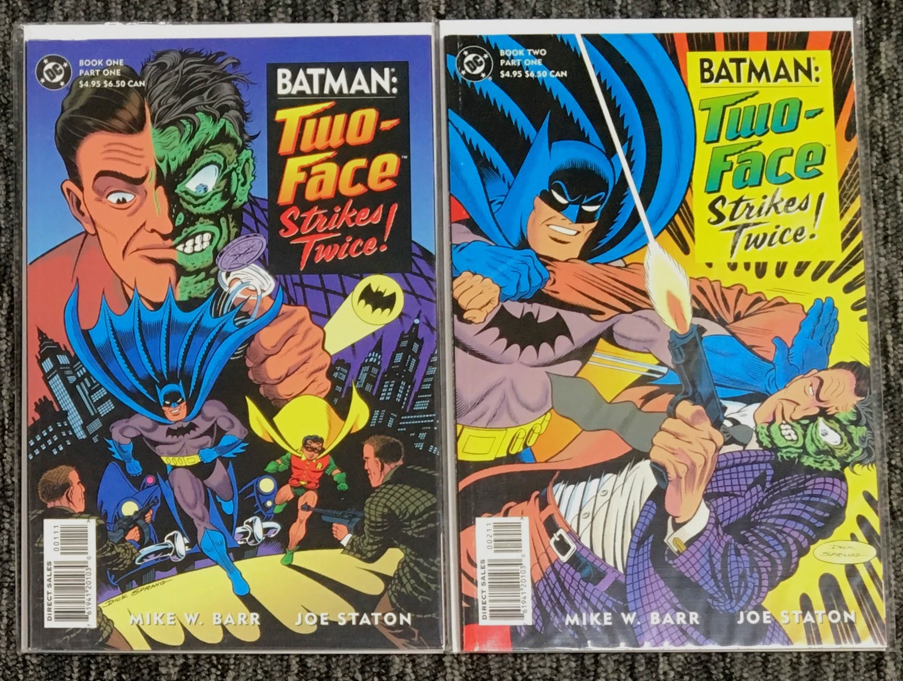 Wallpaper #av_-Z5MB3lSXT3zU3uO1278 Batman Two Face Strikes Twice 1 2 Complete Miniseries Set Run