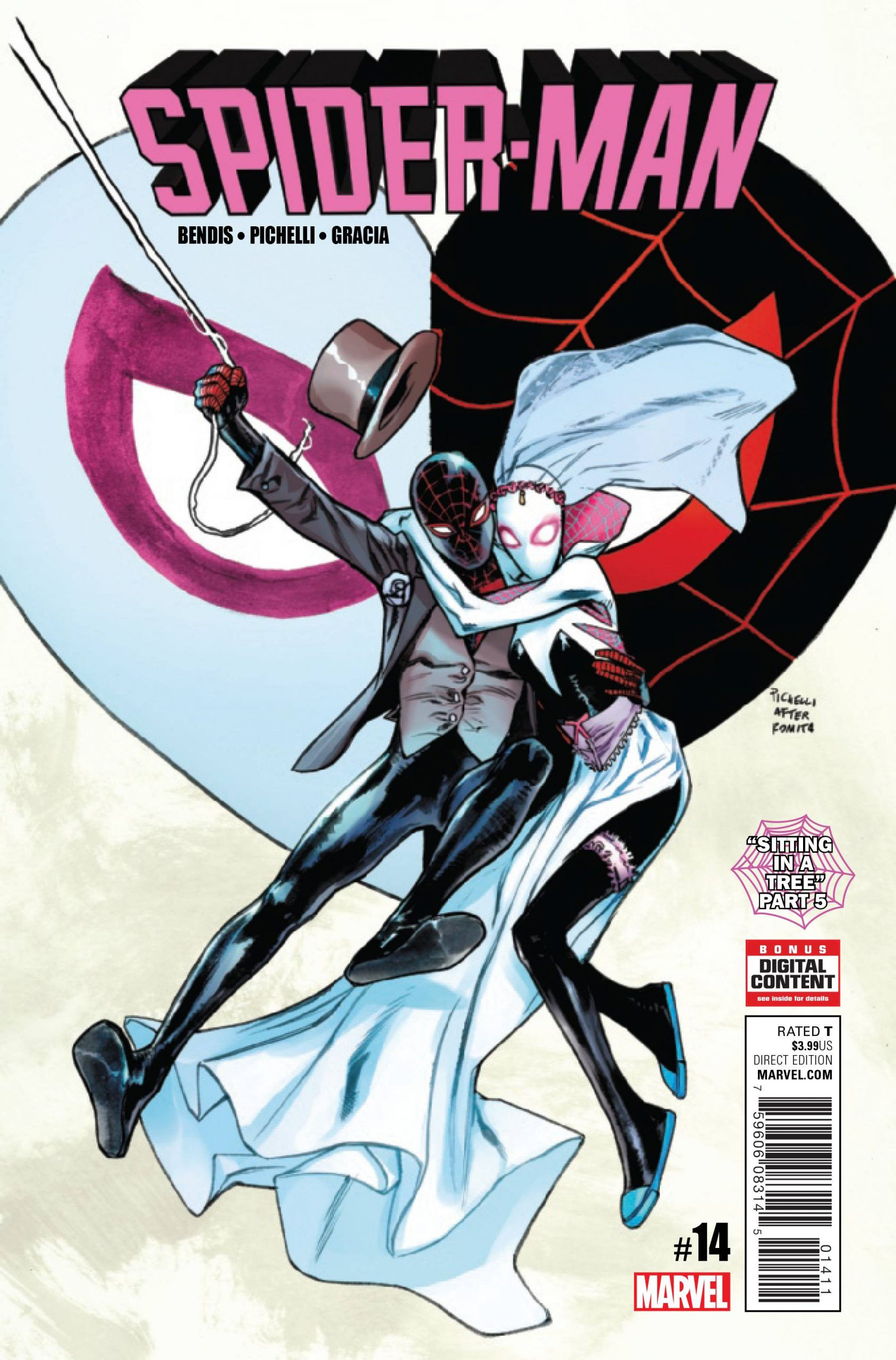 Wallpaper #x_SDOpMBKFX8bn3rH3iq2 Spider Man 14 Cover a 1st Print Miles and Gwen Part 5 Comics to