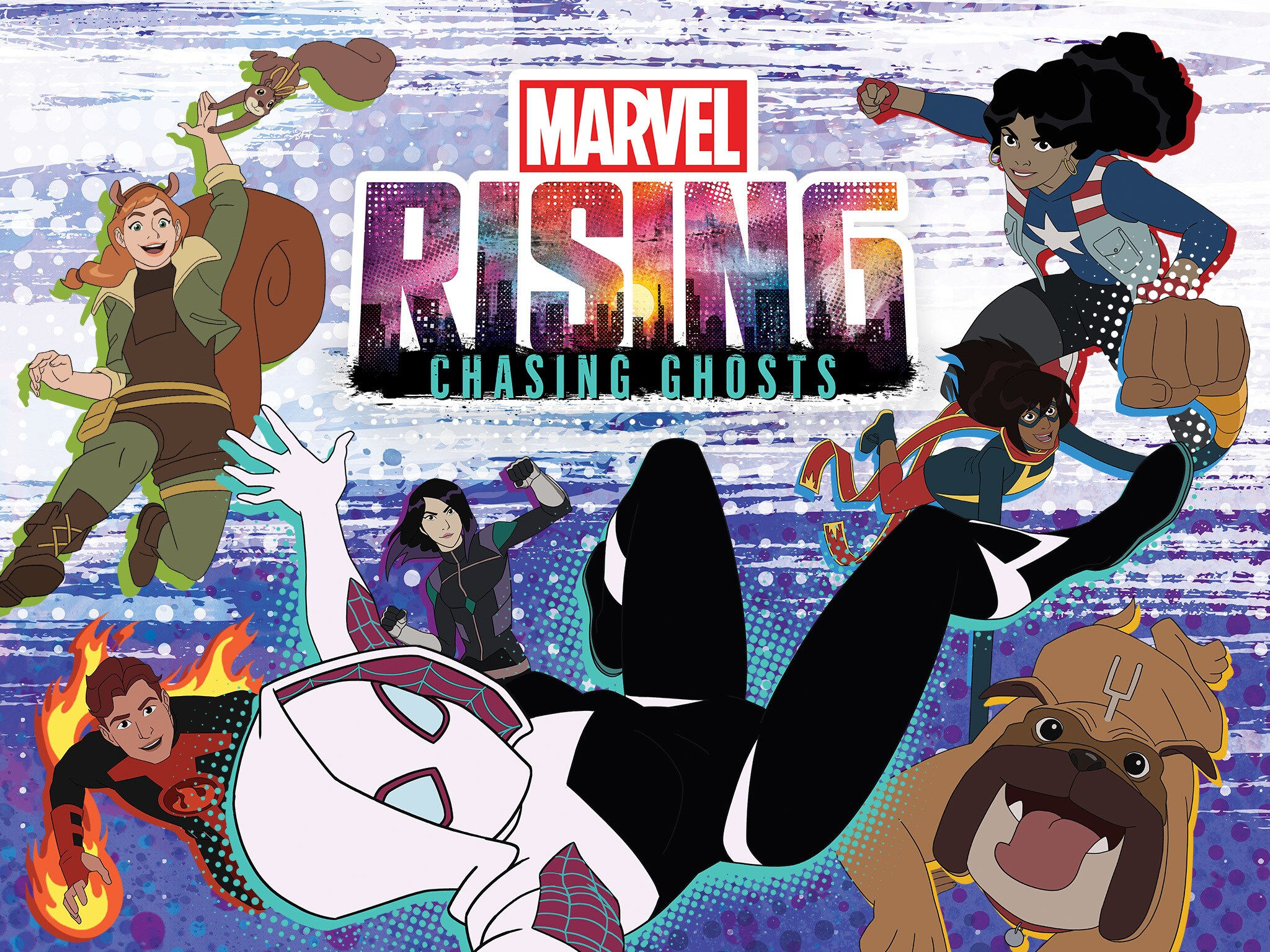 Wallpaper #X_REOpMBKFX8bn3rY3gq93 Spider Gwen Se Suma a Los Secret Warriors En Marvel Rising Chasing