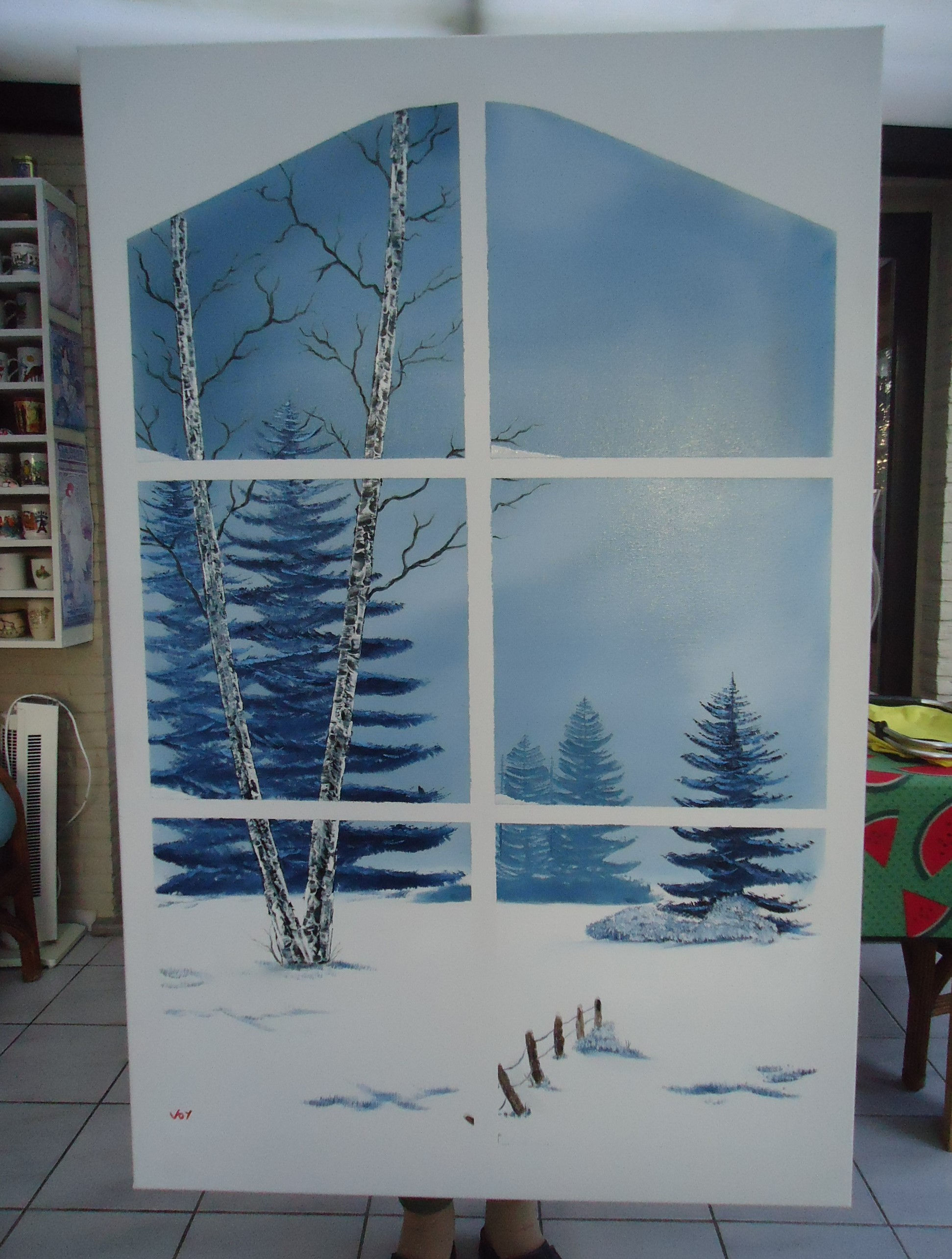 Wallpaper #xQOFYpMBpyOg8YnEvdI-289 Painting on a Giant Canvas