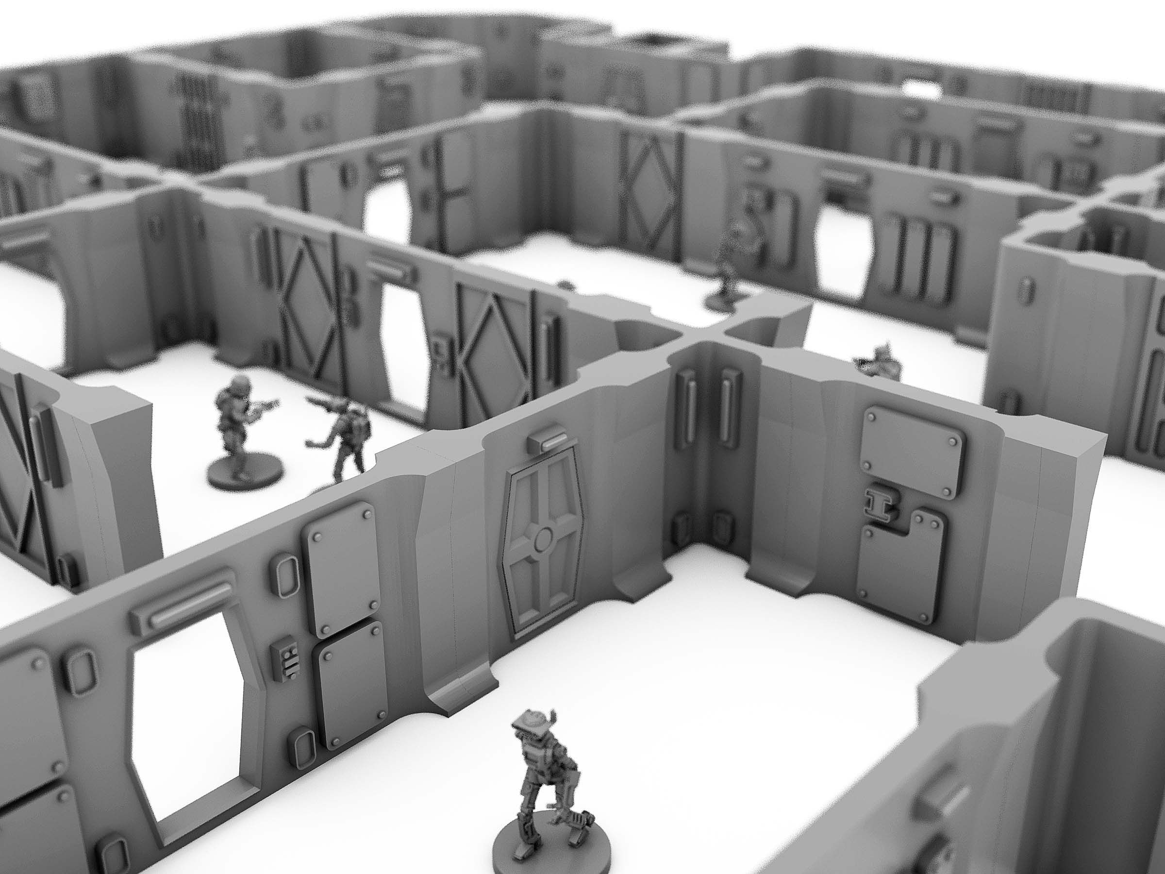 Wallpaper #r7gj2JIBJvJKYCmEhOZY255 Spaceship Interior Core Set Digital Stl Files Imperial Terrain
