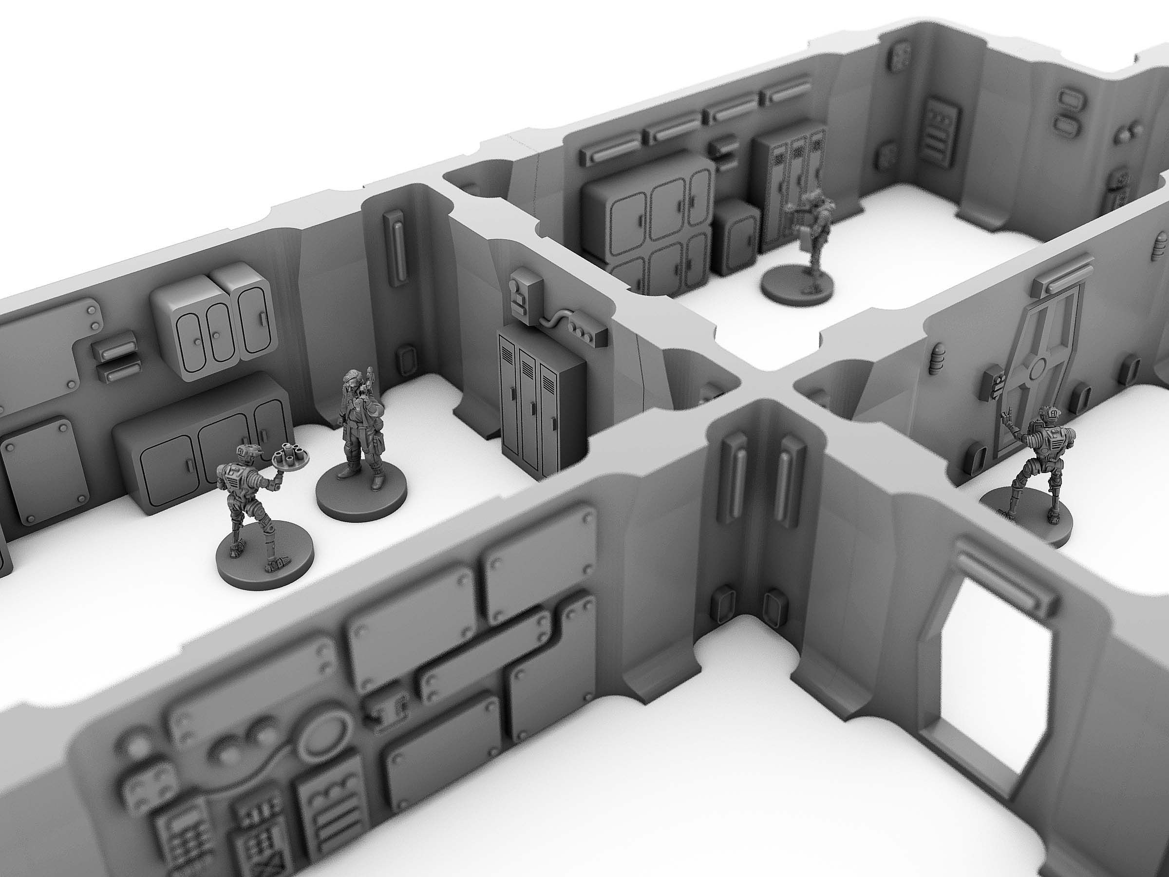 Wallpaper #r7gj2JIBJvJKYCmEhOZY200 Spaceship Interior Core Set Digital Stl Files Imperial Terrain