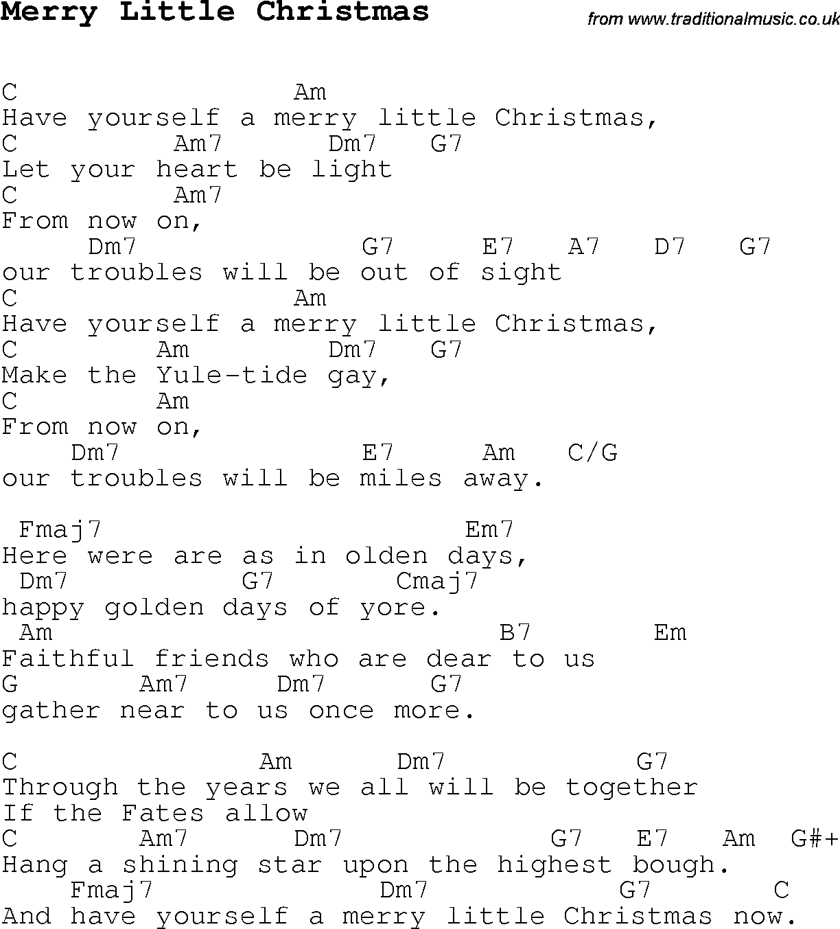 Wallpaper #vDGxNZMB5zzyi_yYmFdh179 Christmas Carolsong Lyrics with Chords for Merry Little Christmas