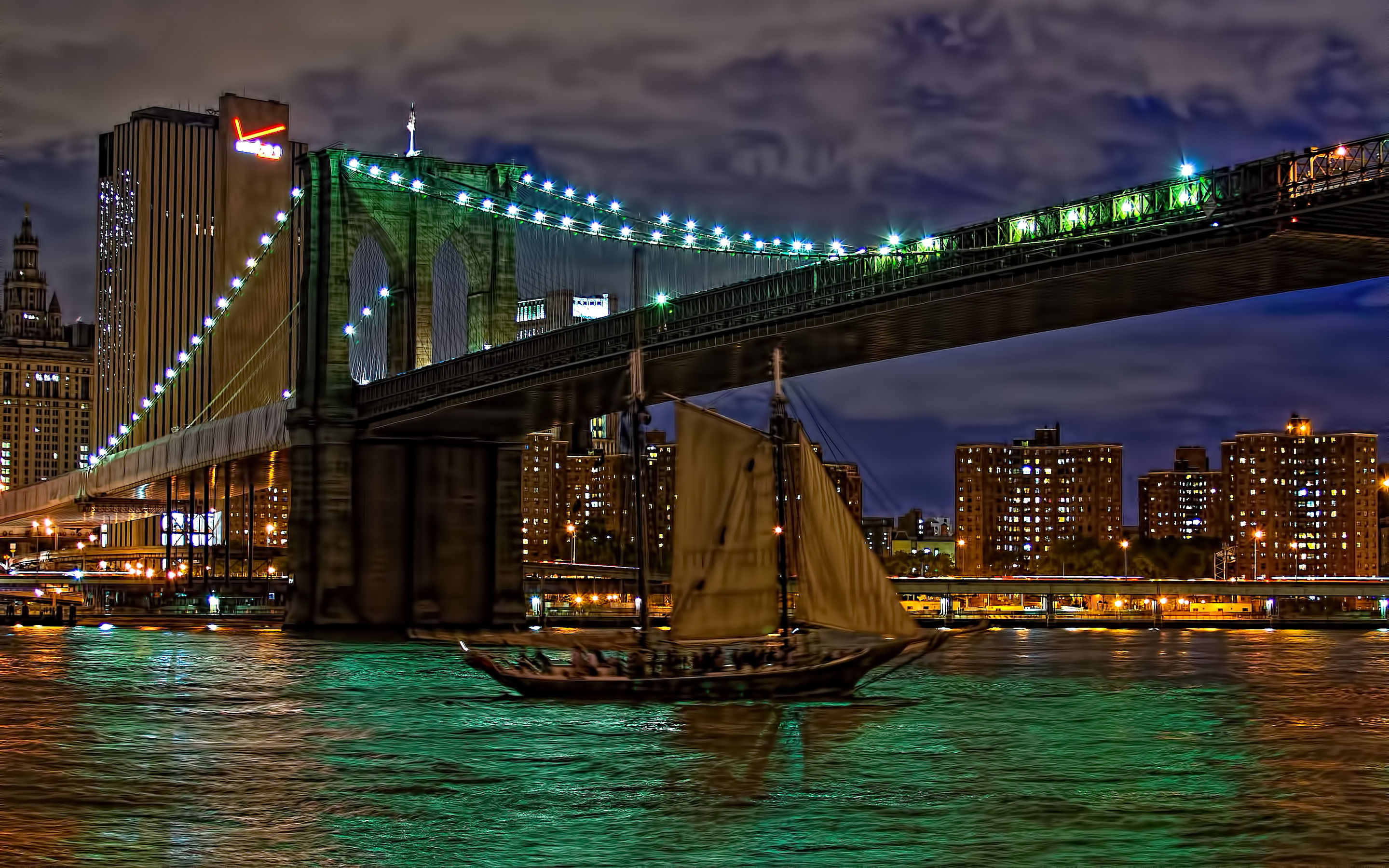 Wallpaper #66e34 Brooklyn Bridge in New York the Iconic Crossing Between Manhattan and