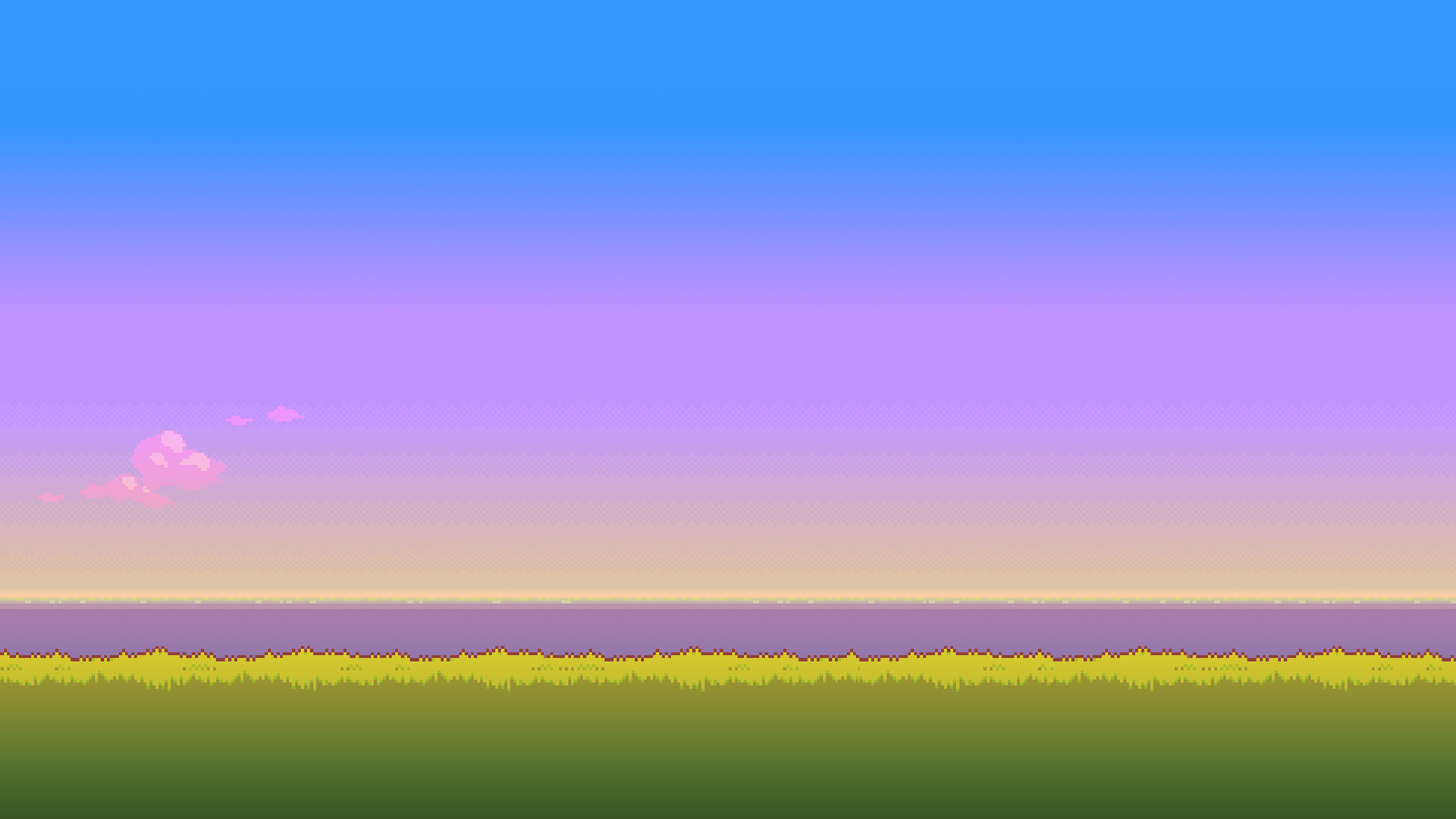 Wallpaper #YVanepcBsd6xcFiEltxK33 Download Minimalist 8 Bit Artistic Pixel Art Landscape HD Wallpaper