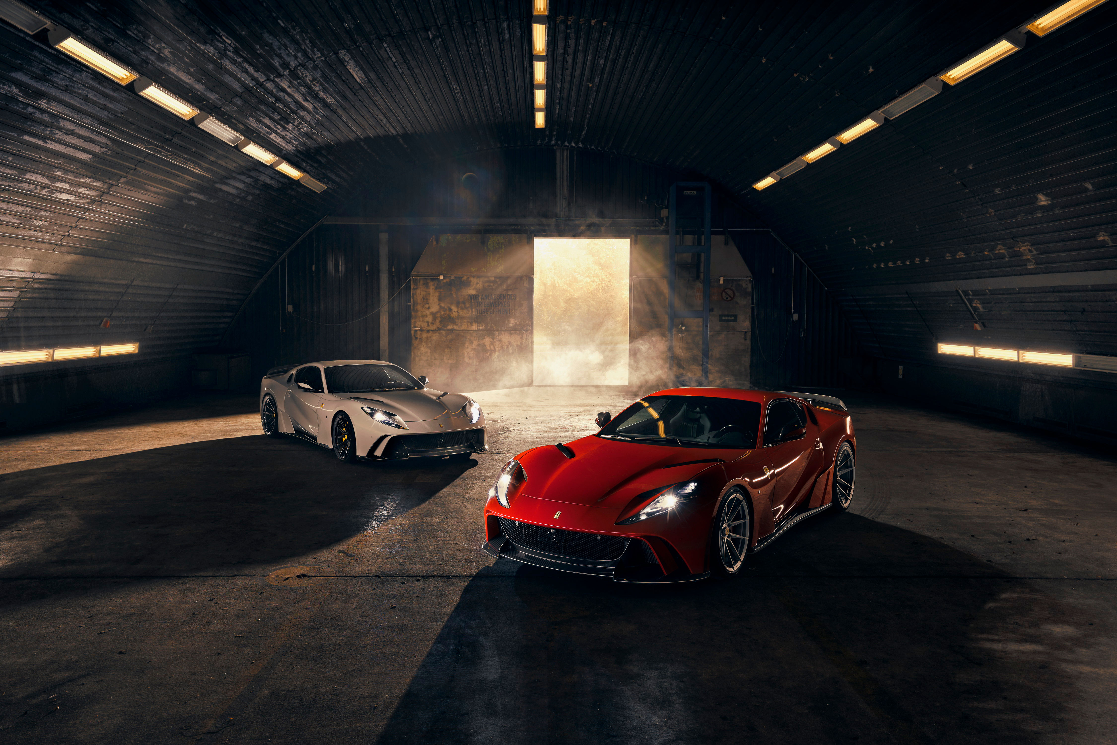 Wallpaper #py7eOJMBeCfPaRV8brst122 Download Coupe Tuning Novitec Ferrari 812 Superfast N Largo White Car