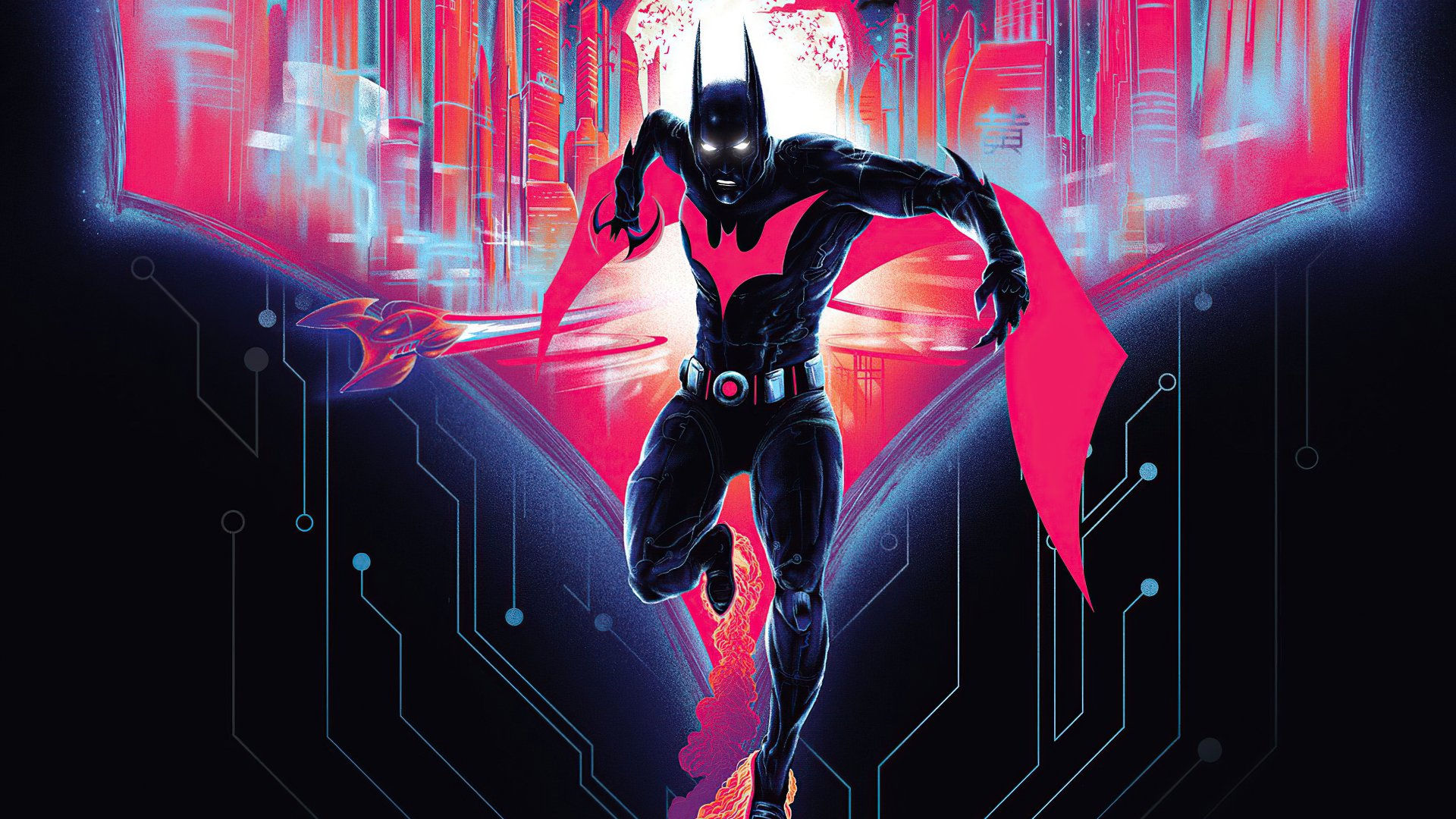 Wallpaper #2XP7hY4BFI5NbQksXx7o43 Comics Batman Beyond 4K Ultra HD Wallpaper by Ryan Shumate