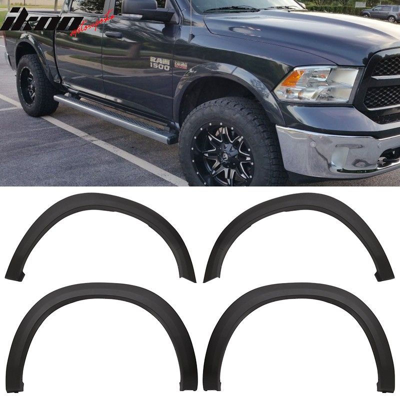 Wallpaper #pbgG3JIBJvJKYCmEXfkT147 2009 2010 Dodge Ram 1500 Oe Factory Style Fender Flares Black