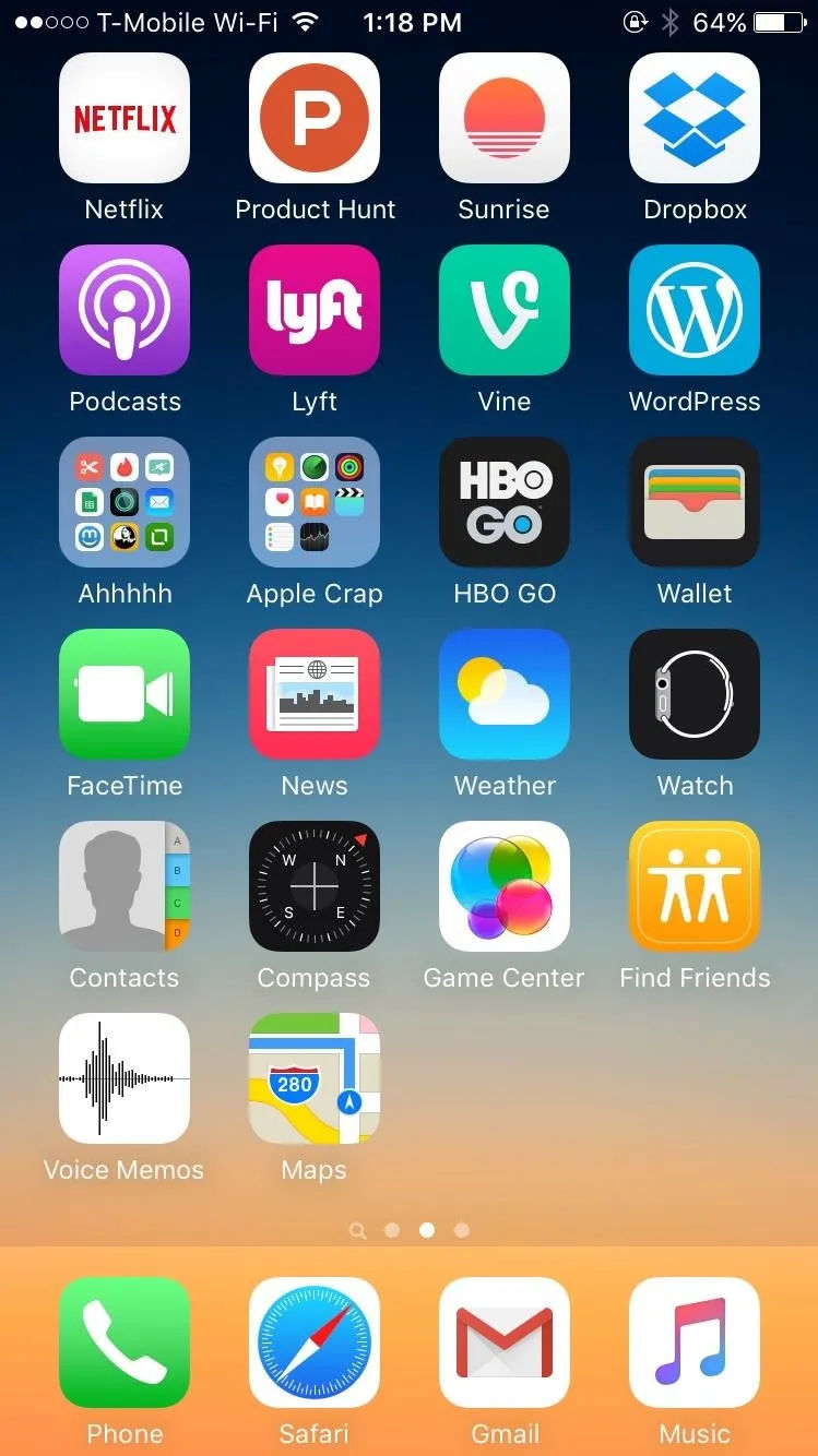Wallpaper #L7hy2JIBJvJKYCmElugw52 How to Reset Your Iphones Home Screen Layout Ios Gadget Hacks