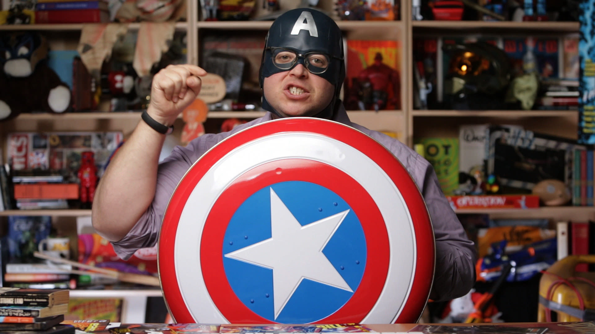 Wallpaper #R3OVhY4BFI5NbQksUR4W54 Watch Captain Americas Unrealistic Vibranium Shield Angry Nerd Wired