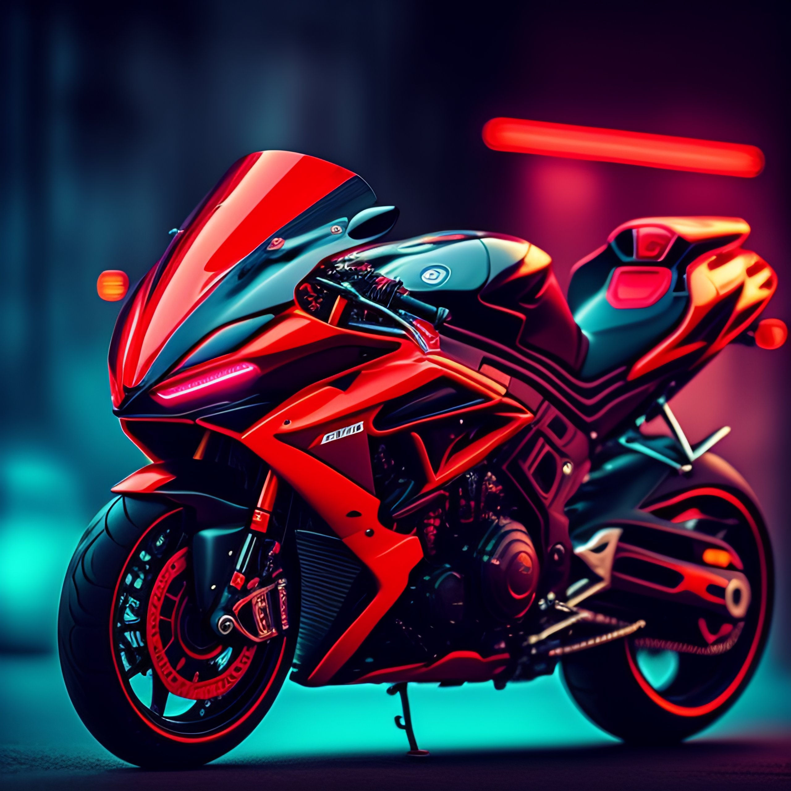 Wallpaper #Fe8FTZMBMN-XEVvVuT-n32 Lexica Awesome Looking Cyberpunk Red Ninja 8 Bit Neon