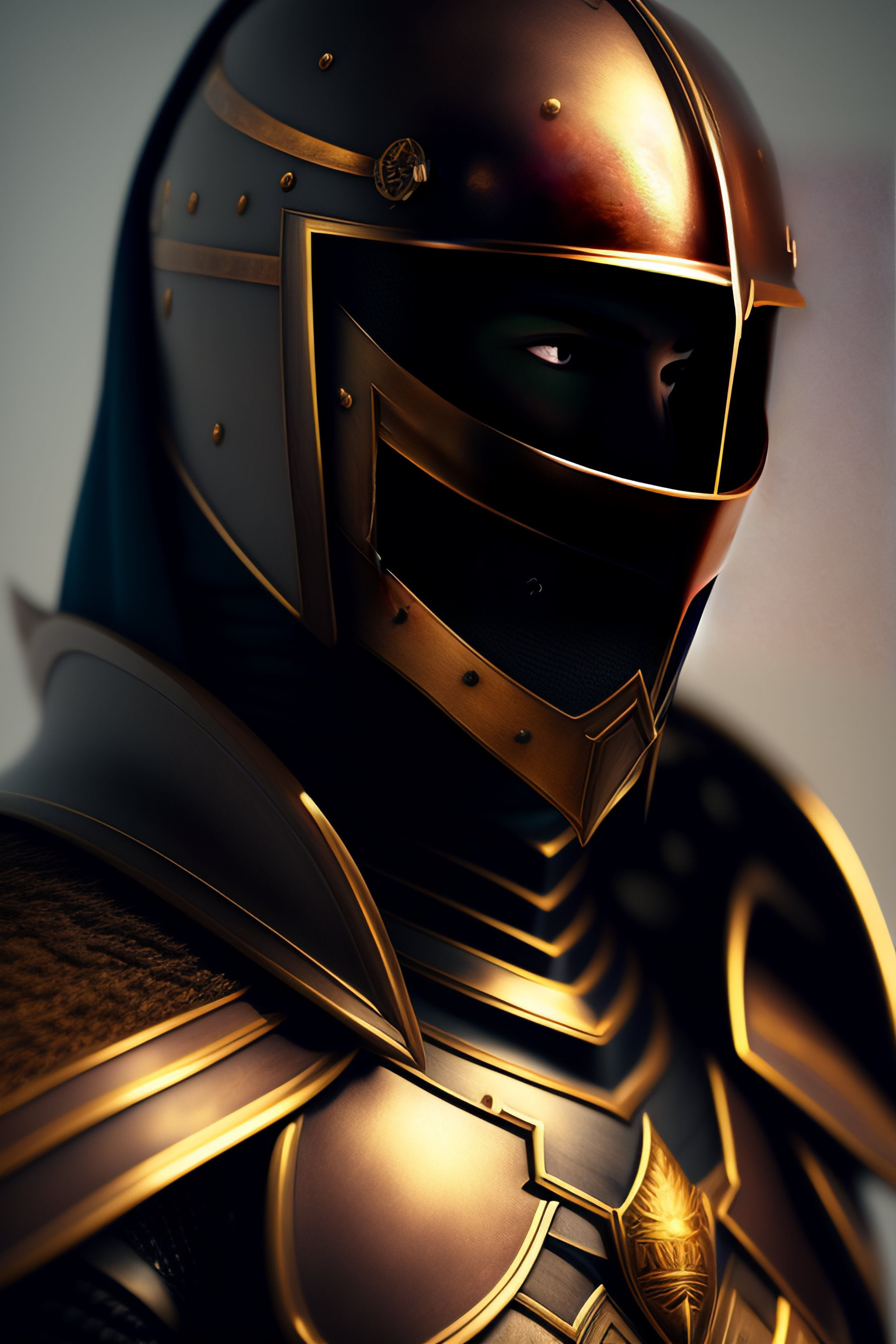 Wallpaper #uAMlZJMBpyOg8YnEhtaE312 Lexica Knight Dark Armor Close Up