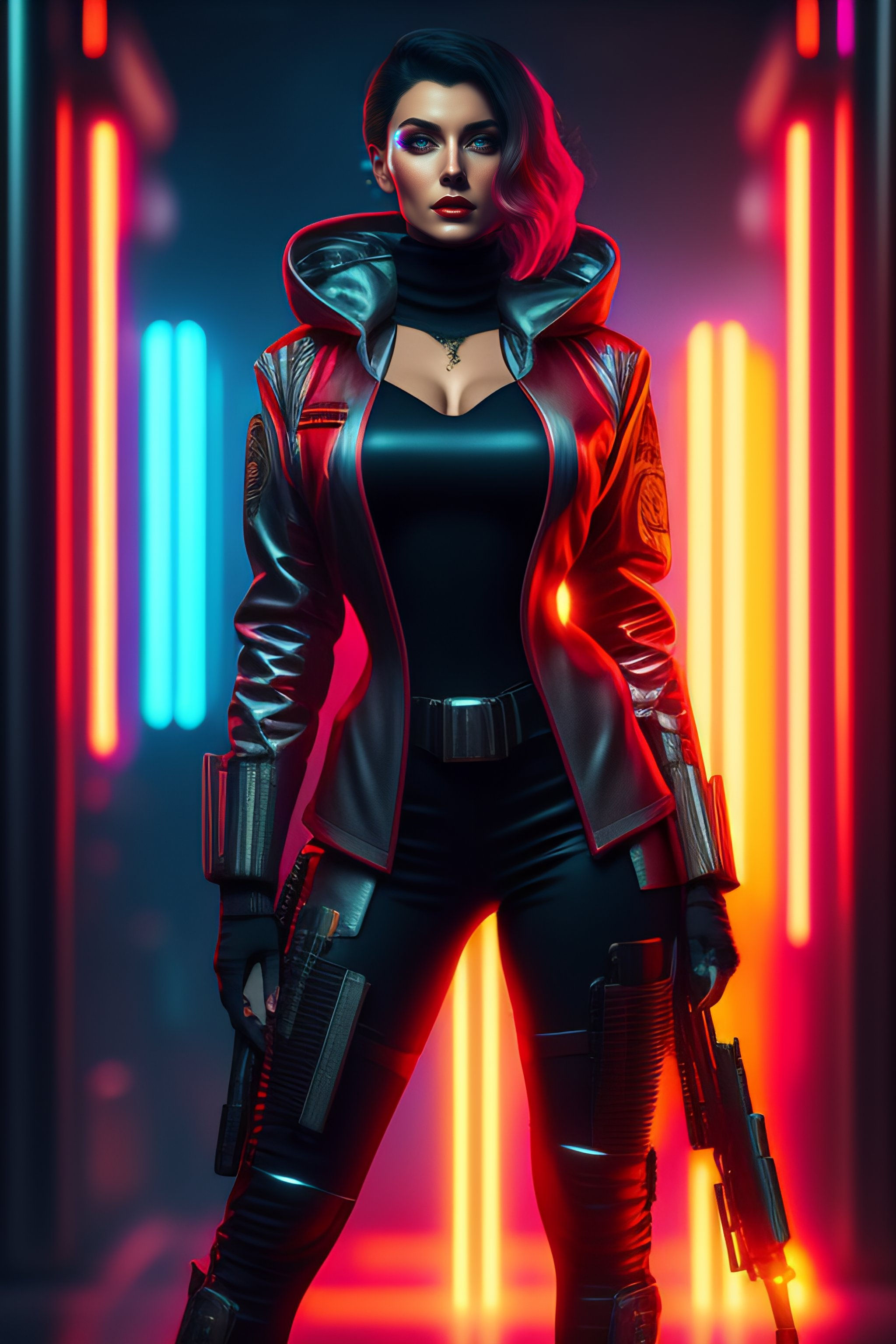 Wallpaper #Ind-JpMB-pgBXx60eKKf24 Lexica Cyberpunk Medium Shot 2077s Cccp Propaganda Poster