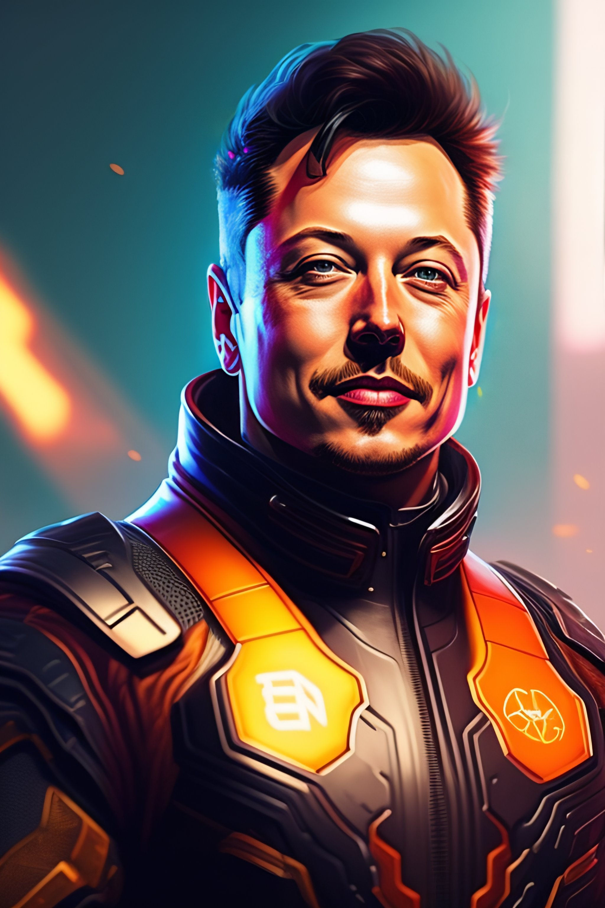 Wallpaper #xXfeJpMB-pgBXx60l6Mi144 Lexica Elon Musk as Apex Legends Character Digital Illustration