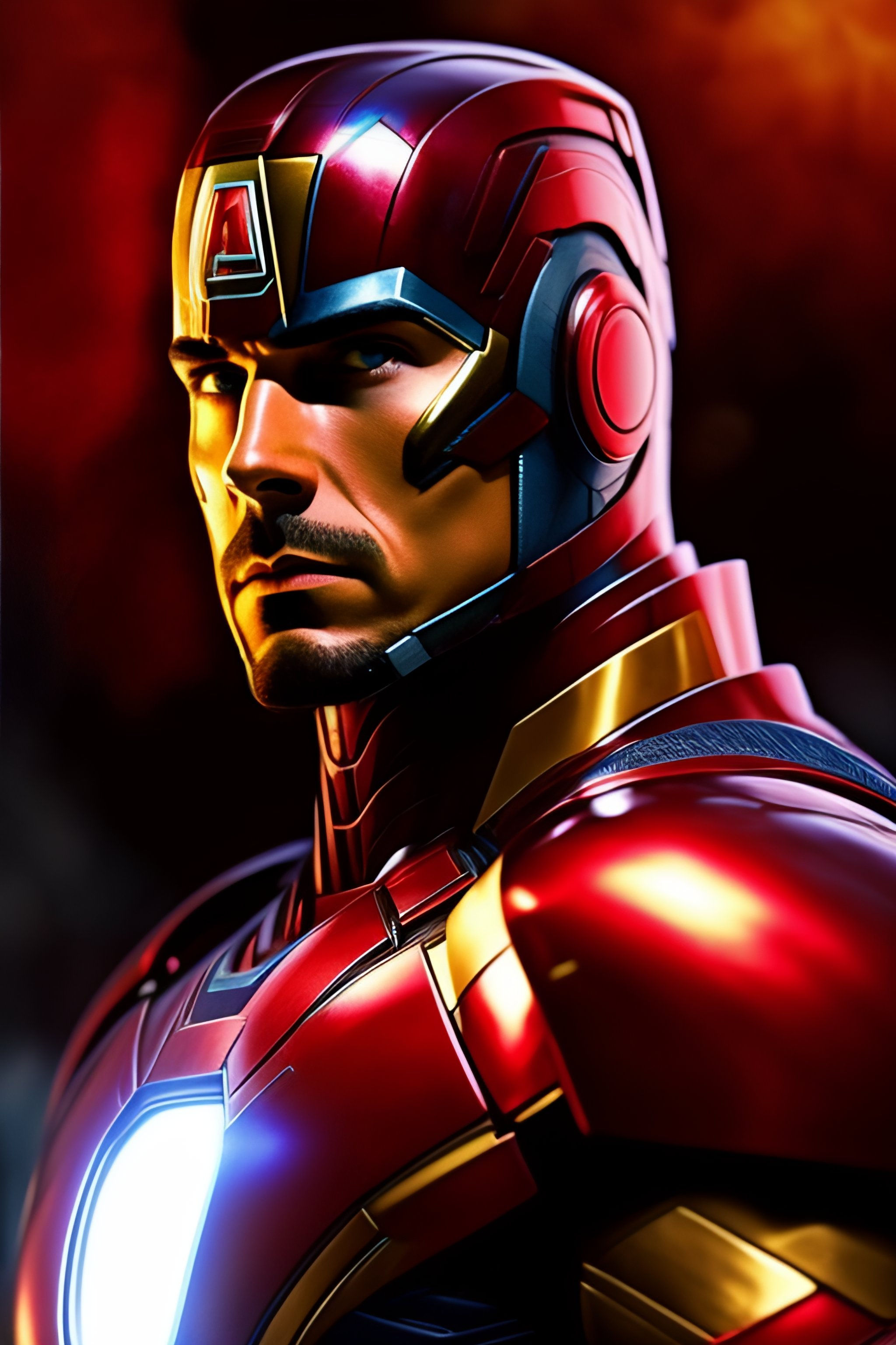 Wallpaper #JHOKgo4BFI5NbQks1hlc27 Lexica Captain America as Iron Man