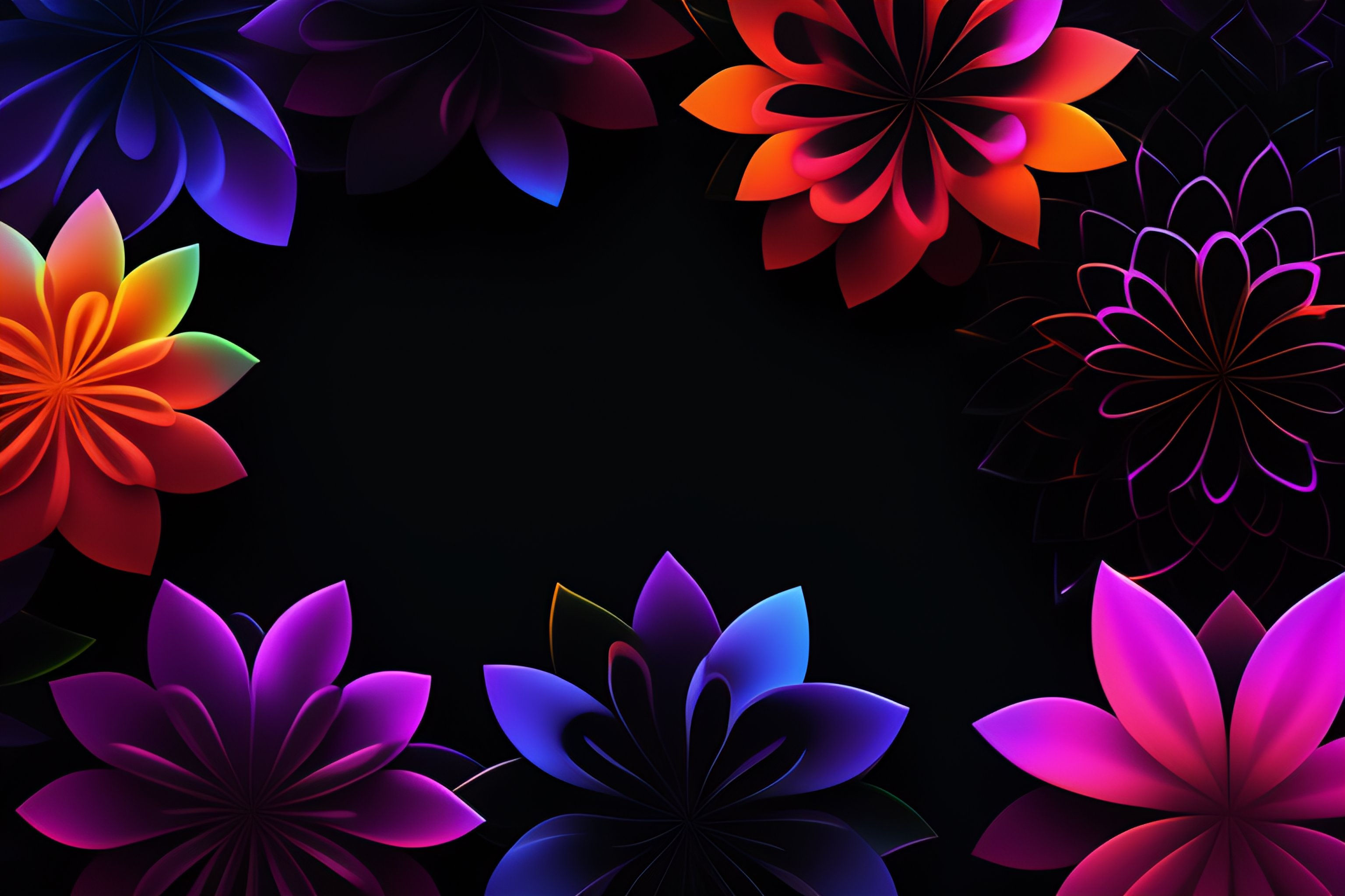 Wallpaper #Mh0LLZMBlOZrFDOk887I182 Lexica Dark Black Minimalist Wallpaper Geometric Abstract Random
