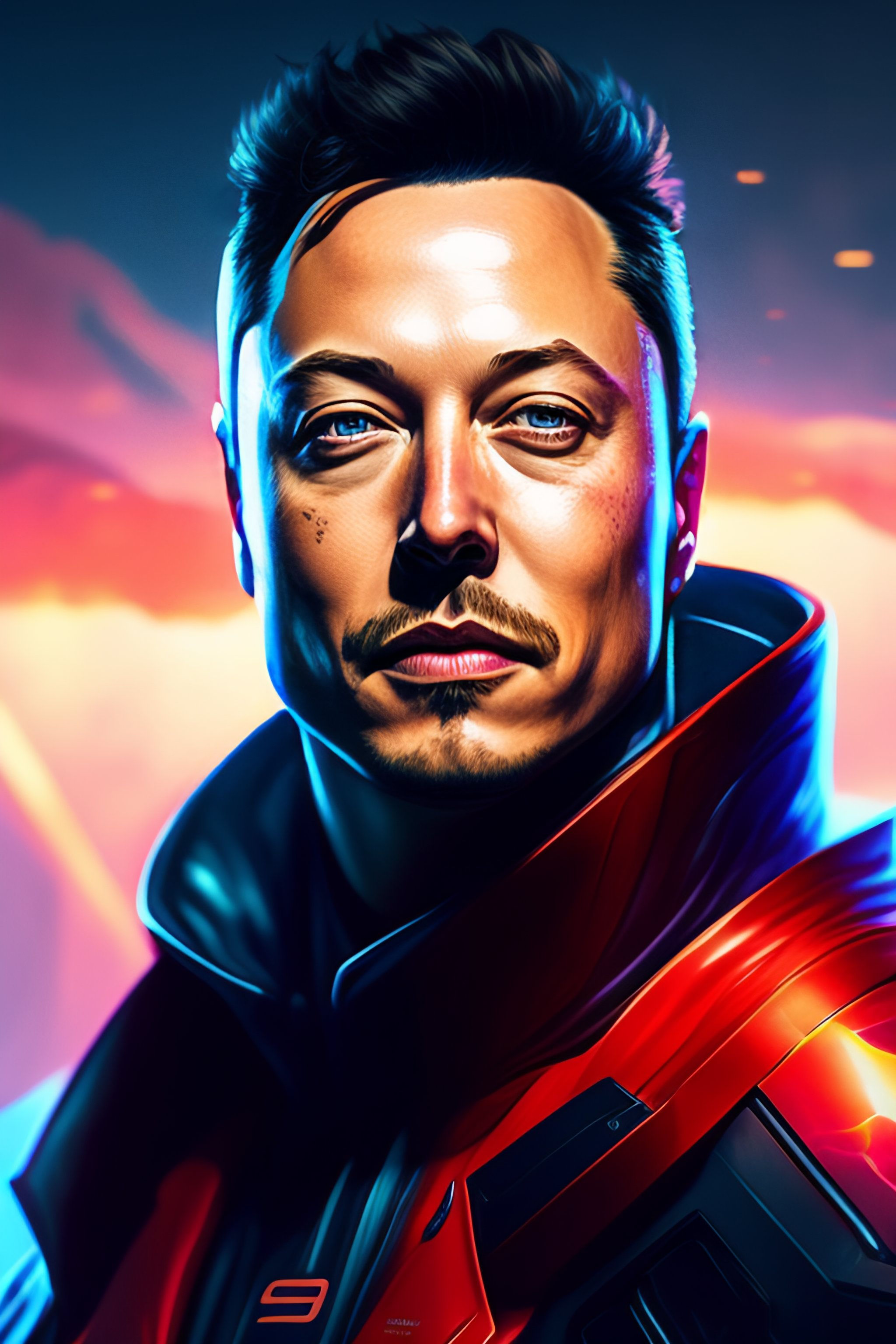 Wallpaper #xXfeJpMB-pgBXx60l6Mi224 Lexica Elon Musk as Apex Legends Character Digital Illustration