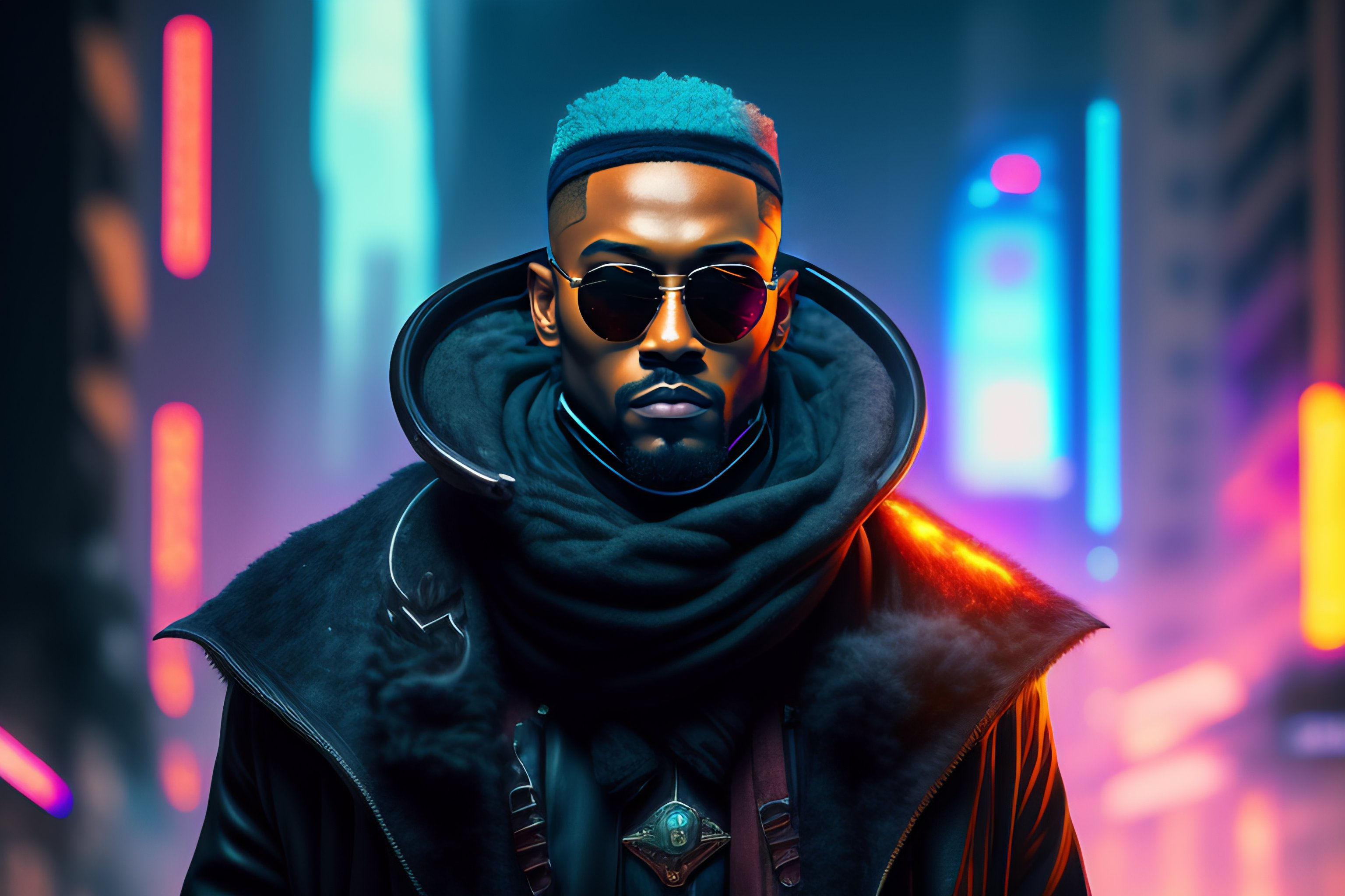 Wallpaper #ghnUFo8BtGB6xQ78Ym6r13 Lexica Cyberpunk Wizard