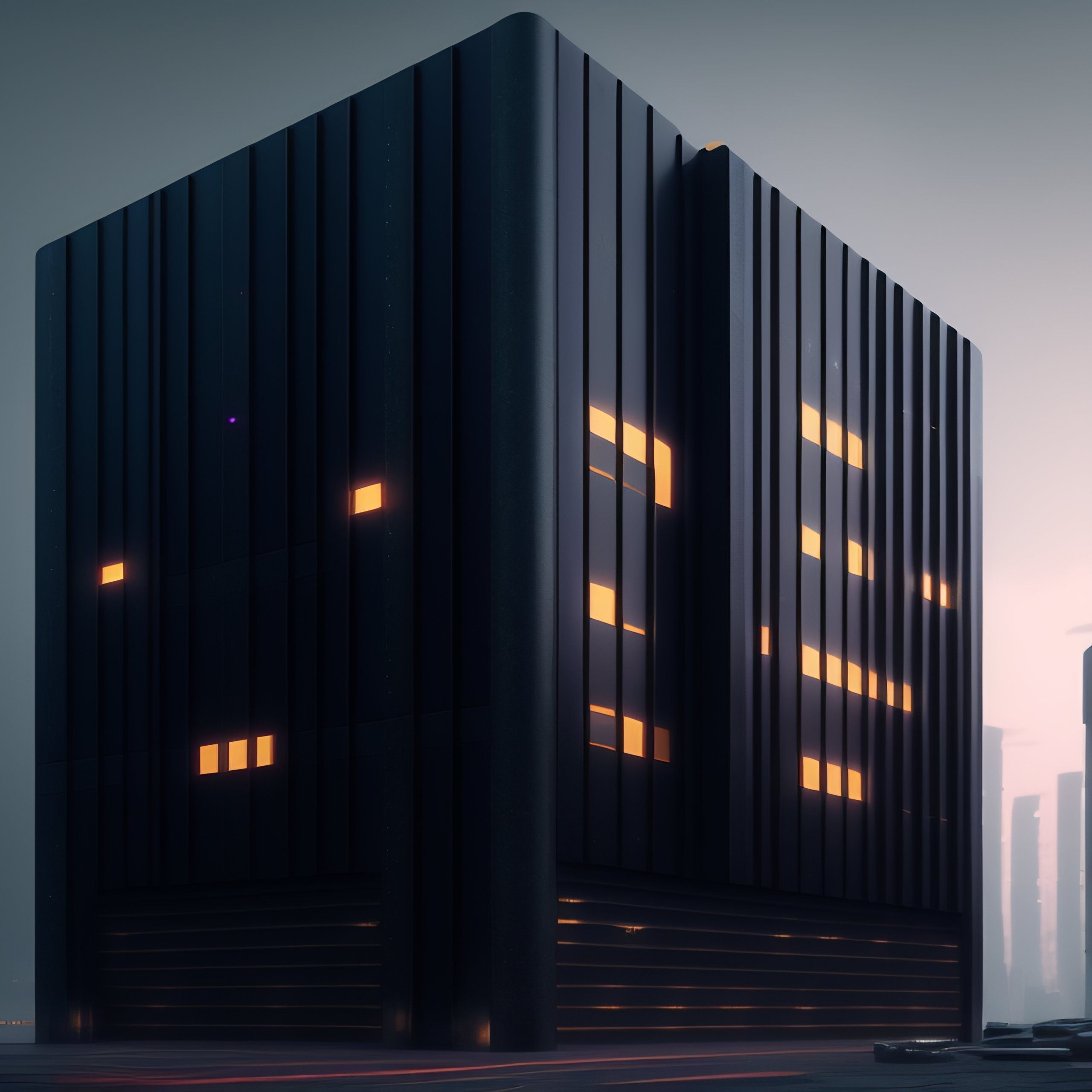 Wallpaper #RFjoM5MBzN9vxX340ToL64 Lexica Cyberpunk Building Texture Dark and Mysterious Very Detailed