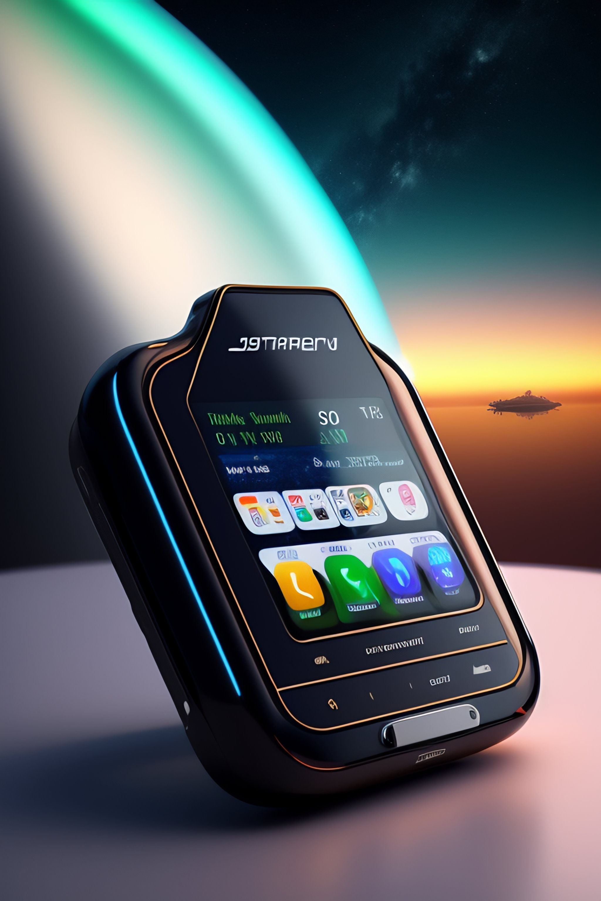 Wallpaper #zmfP-5IBSpphPi3-dpXT5 Lexica Futuristic Phone