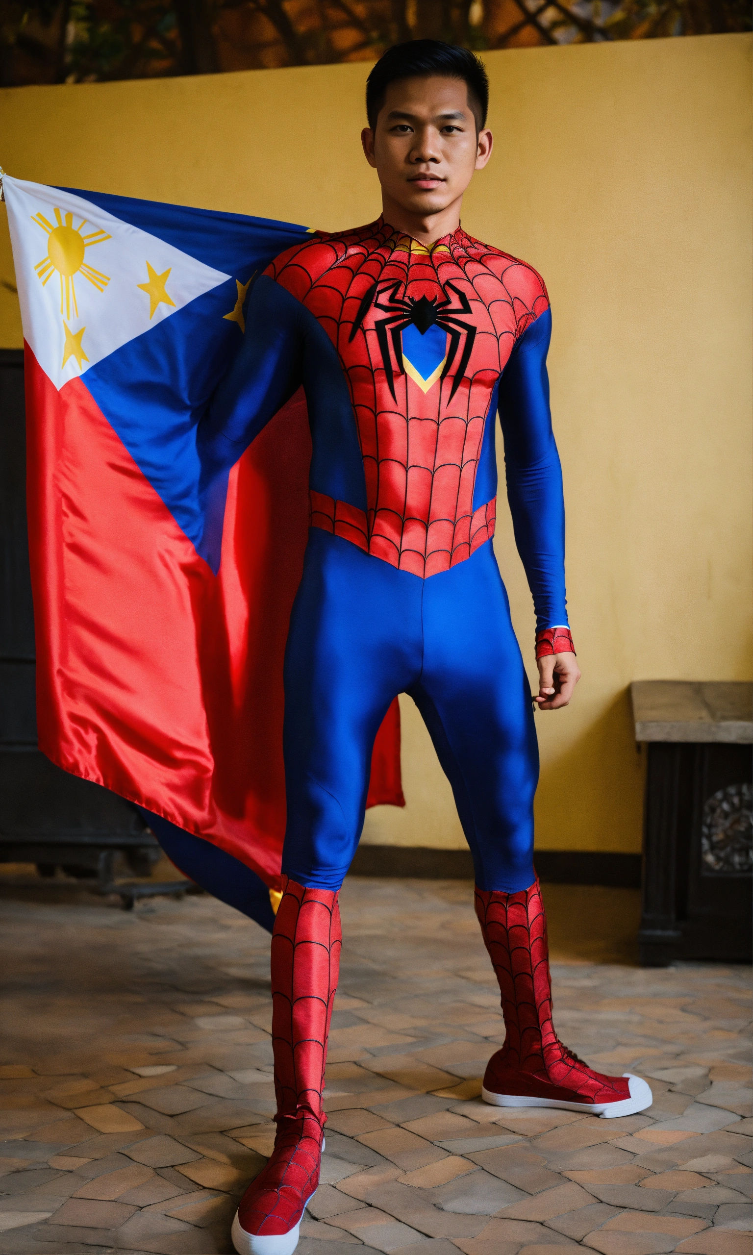 Wallpaper #NRVONpMB-CQNECa2DifU455 Lexica Filipino Spiderman Philippine Flag Costume