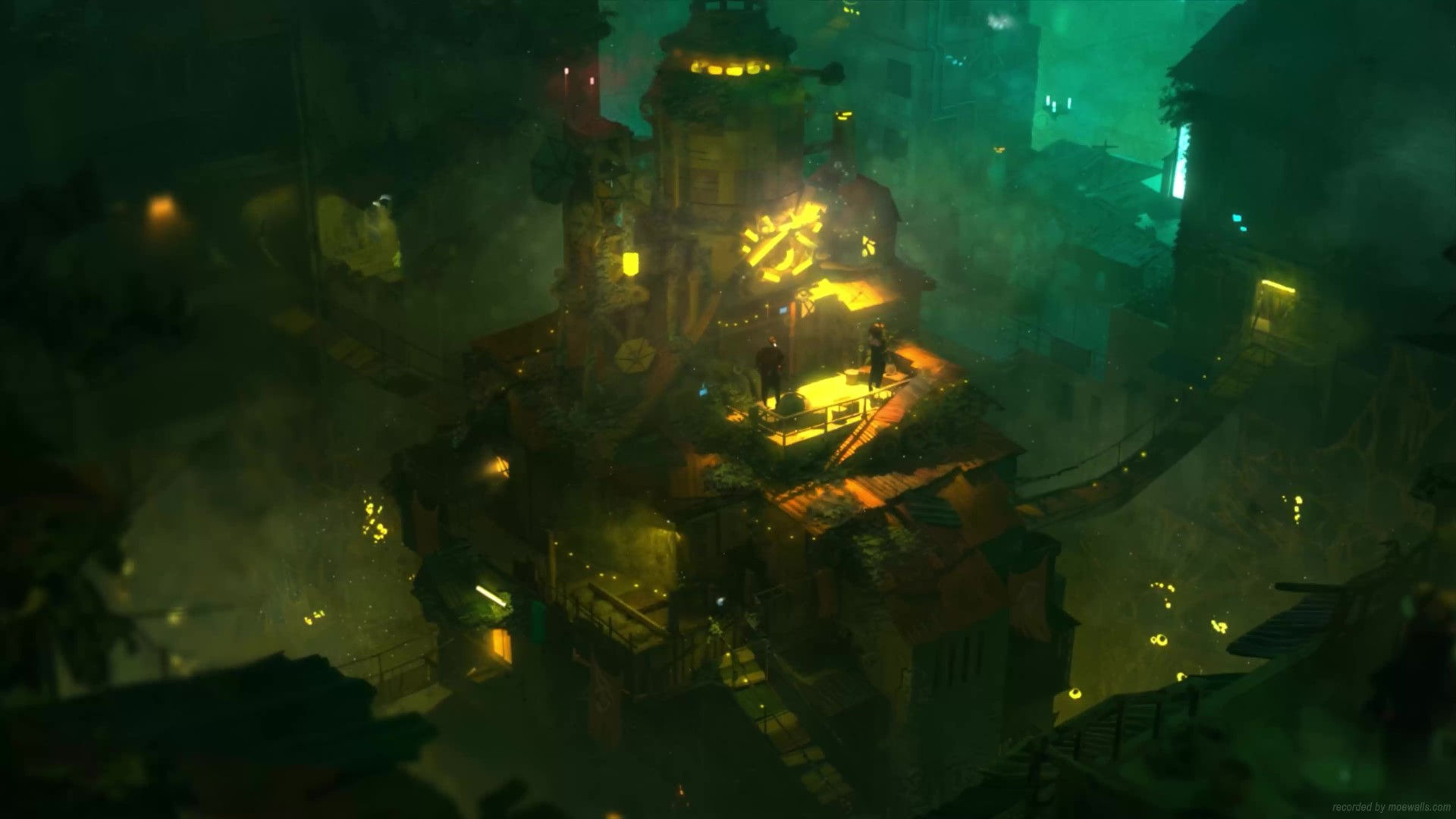 Wallpaper #NWcH9pIBSpphPi3-kYJt228 Cyberpunk Dystopian Fortress Live Wallpaper Moewalls
