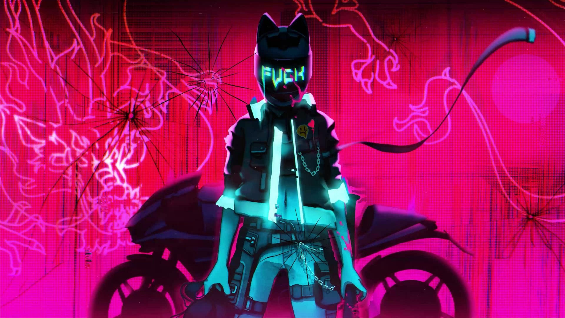 Wallpaper #MvQZOZMBKFX8bn3rFHbt219 Biker Cyberpunk 2077 Live Wallpaper Moewalls