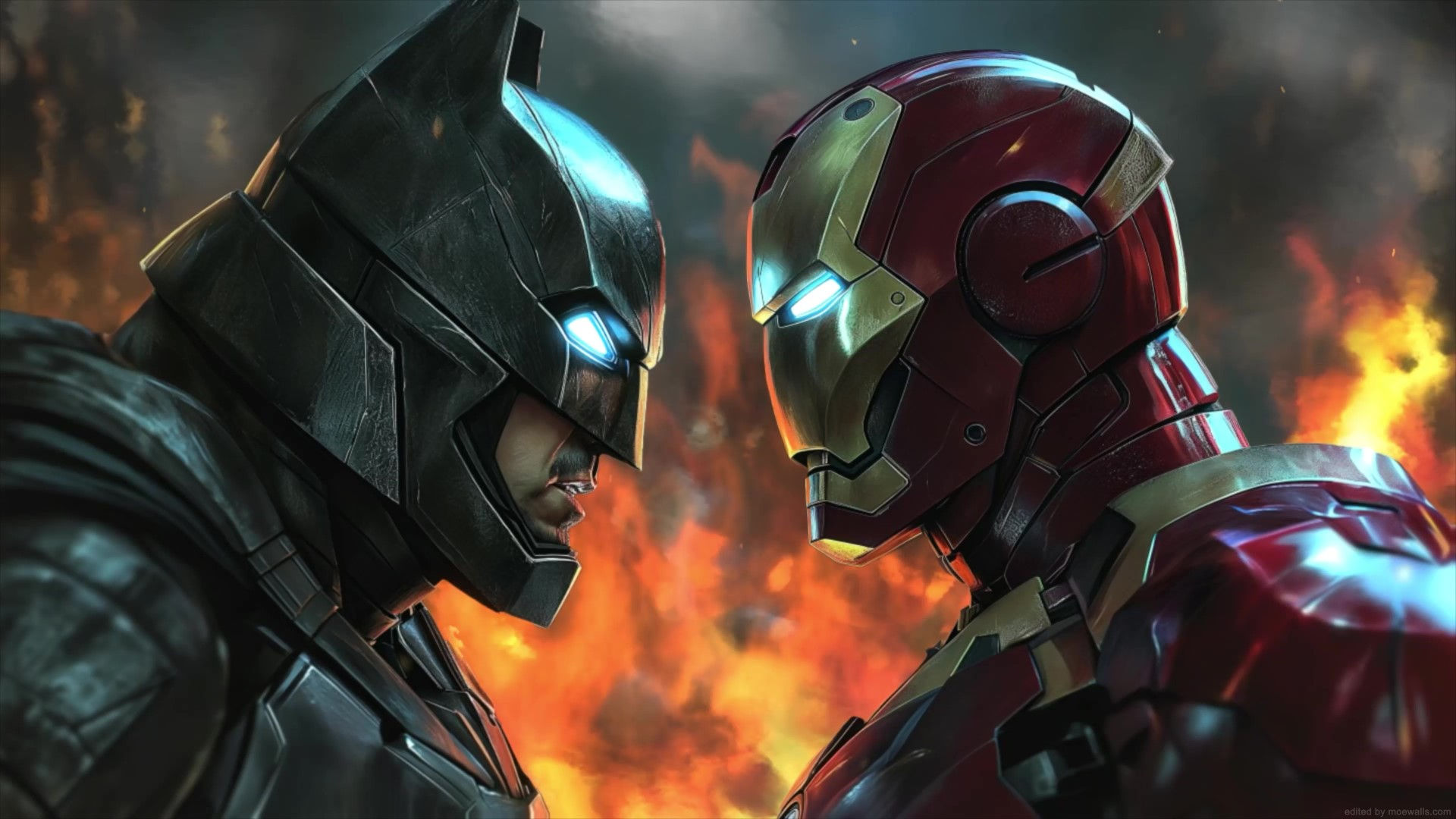 Wallpaper #KCwlSZMB0E1QgA7w7fLP40 Iron Man vs Batman Live Wallpaper Moewalls