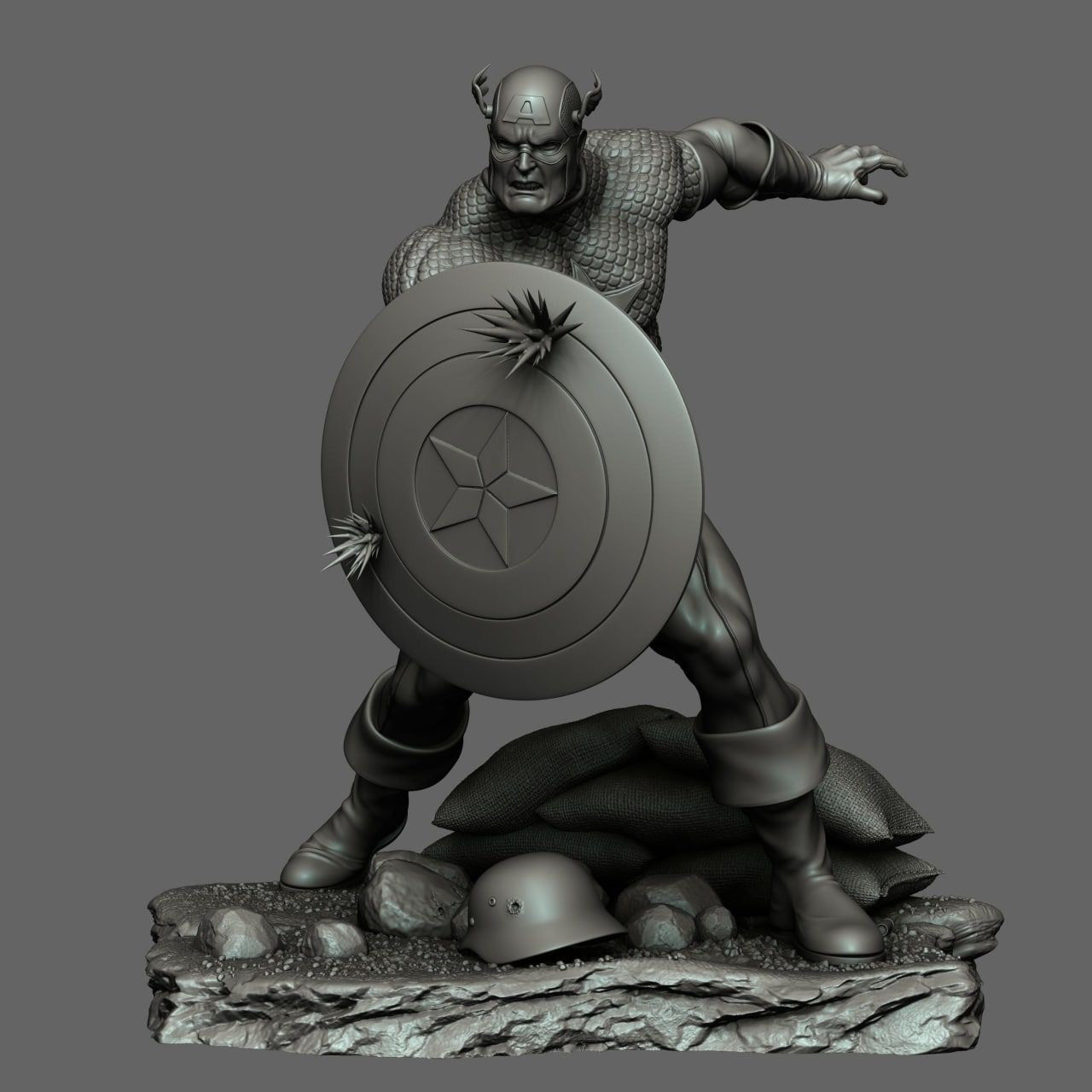 Wallpaper #DxXDto4BmMigT4Un6lRQ15 Captain America Classic 3D Printing Stl Files 3D Print Maker Club