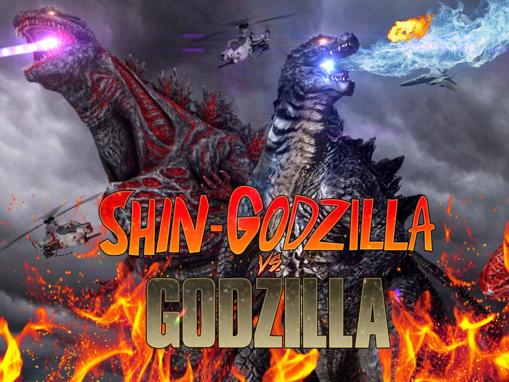 Wallpaper #egAO7I4BSdW8dNoushOn29 Shin Godzilla vs Godzilla by Jacksondeans on Deviantart