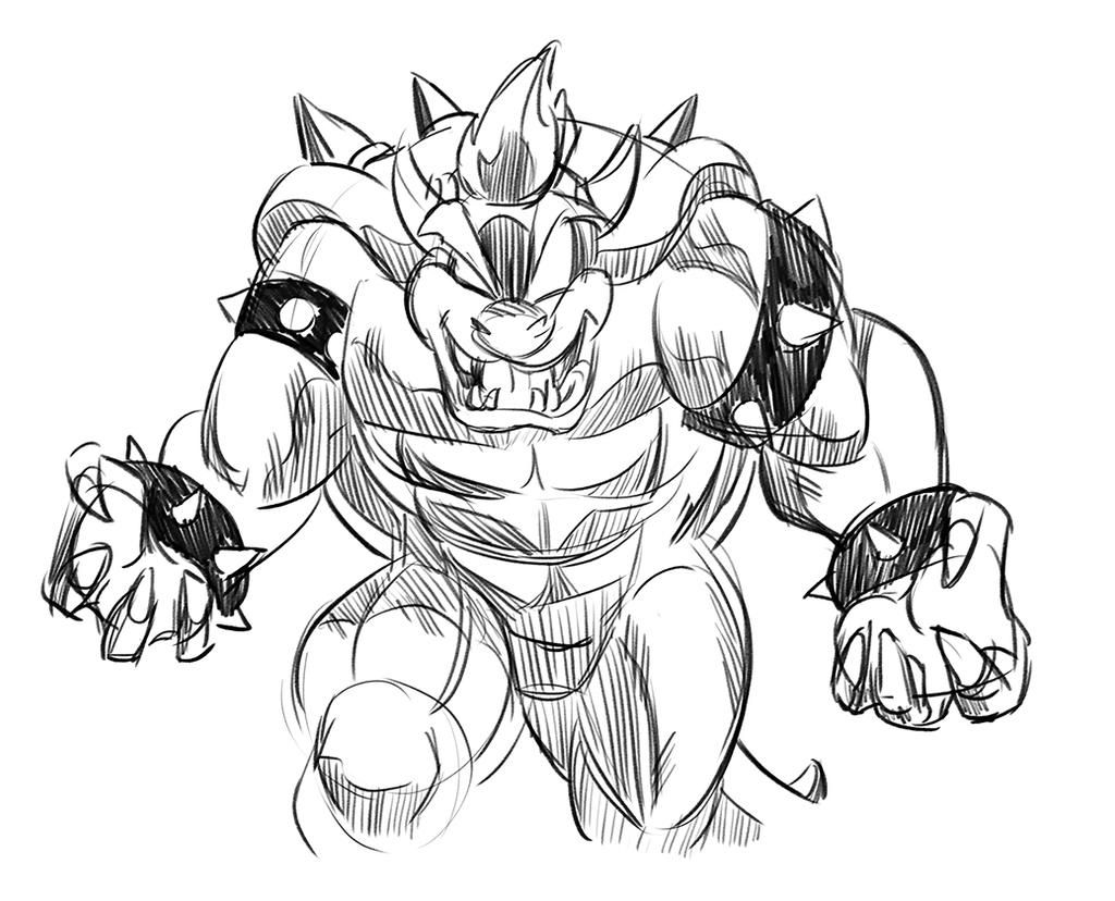 Wallpaper #8c6vJZMB71dOy6JZMRQu124 Bowser by Chauvels on Deviantart