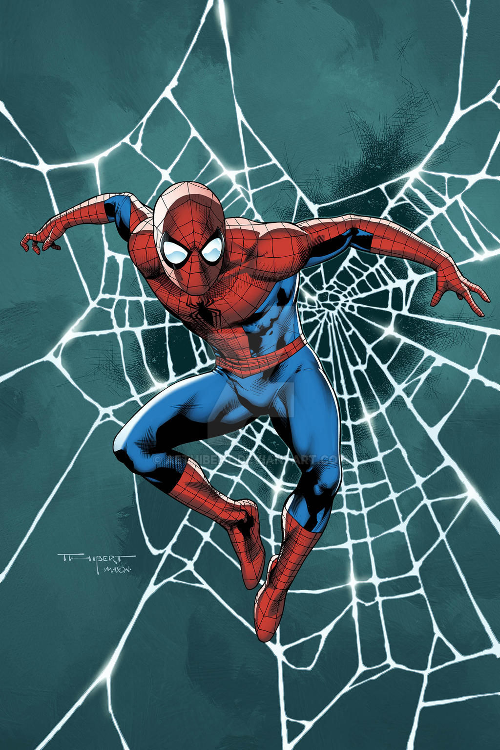 Wallpaper #2RlkOo8BtGB6xQ78f6zJ55 Spiderman with Web by Aethibert on Deviantart