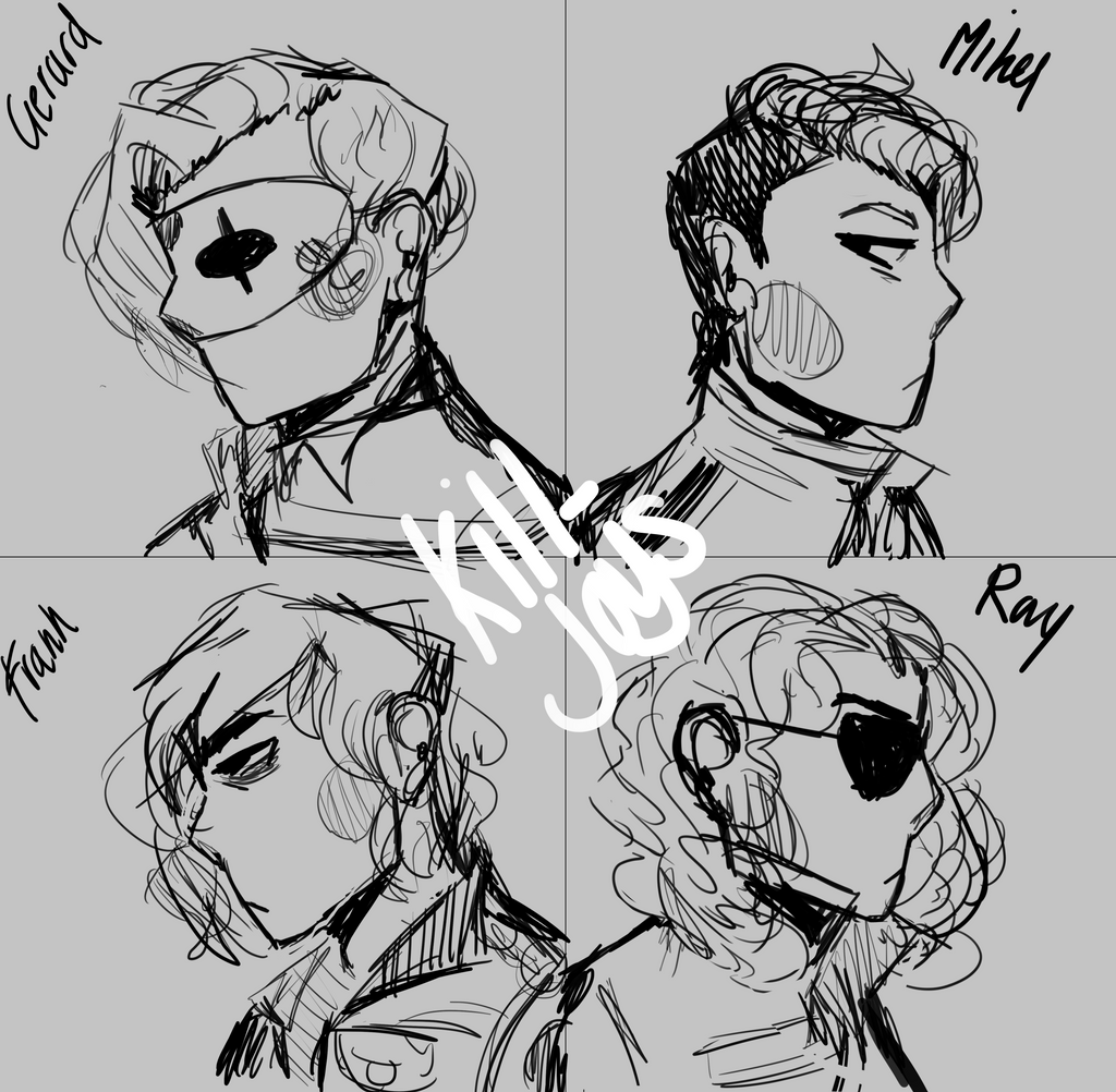 Wallpaper #ePBFgJcBi4JM6agGsCGL13 Mcr Killjoys Sketch by Jadeite the Wolf on Deviantart