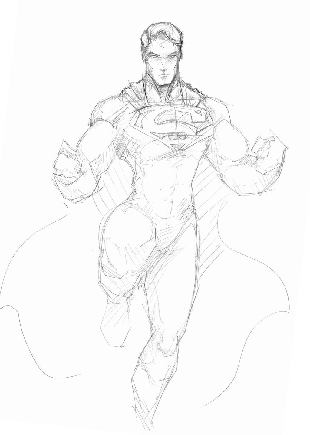 Wallpaper #8RlXO48BtGB6xQ78eK_631 Superman Pencil Sketch by Sketchydeez on Deviantart