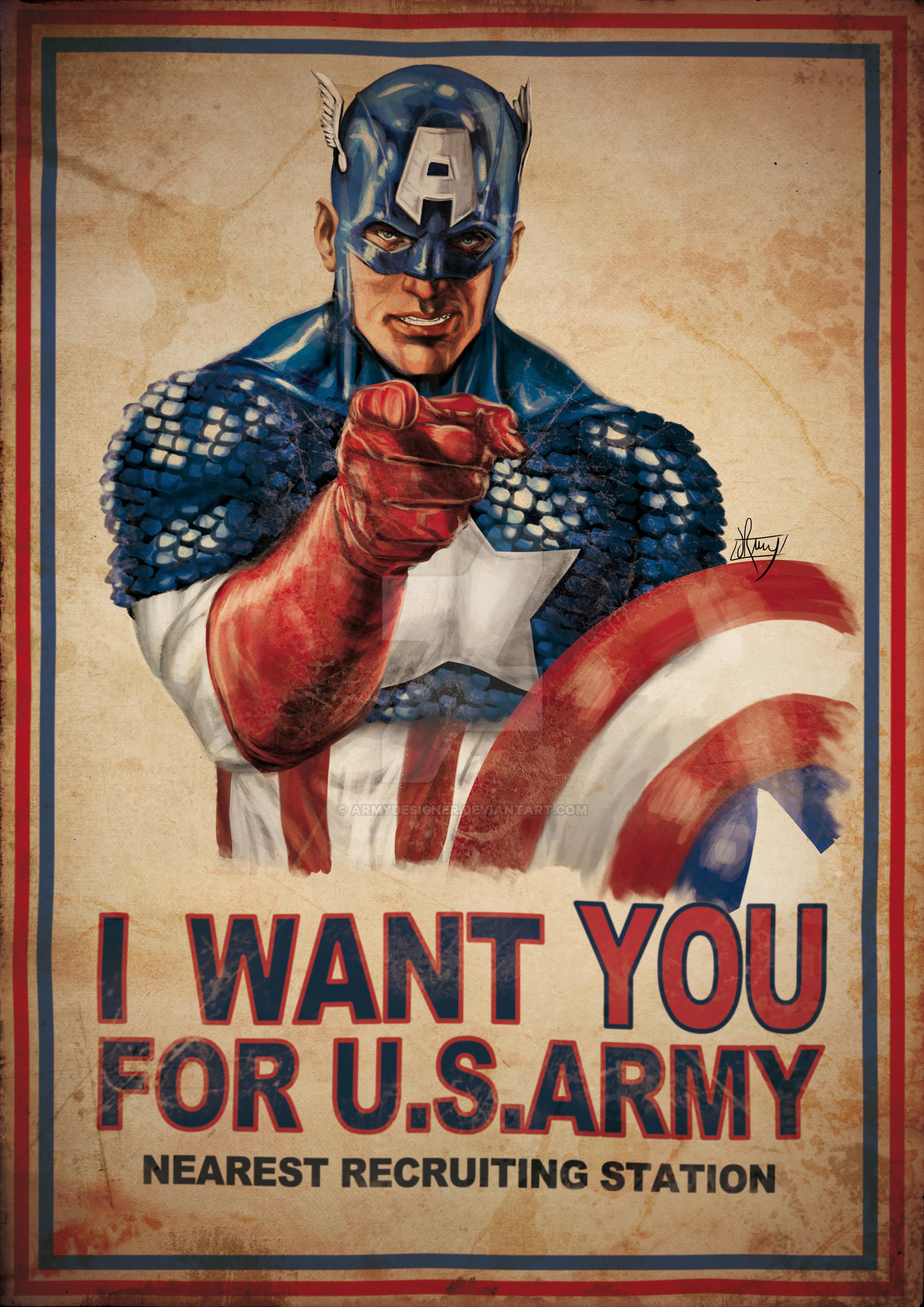 Wallpaper #iDGjNZMB5zzyi_yYu1cX324 Captain America Want U by Armydesigner on Deviantart