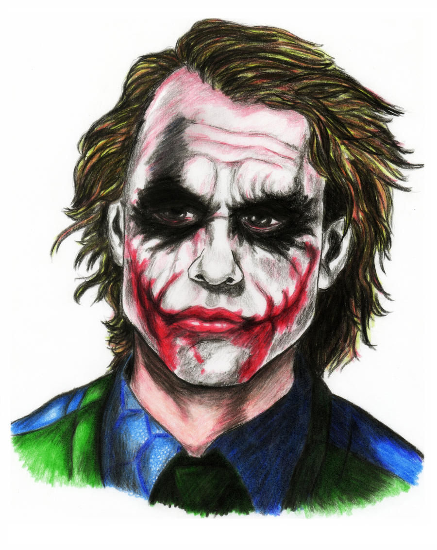 Wallpaper #pLg525IBJvJKYCmE3_XP34 Heath Ledger as the Joker by Dianaloli Chan on Deviantart