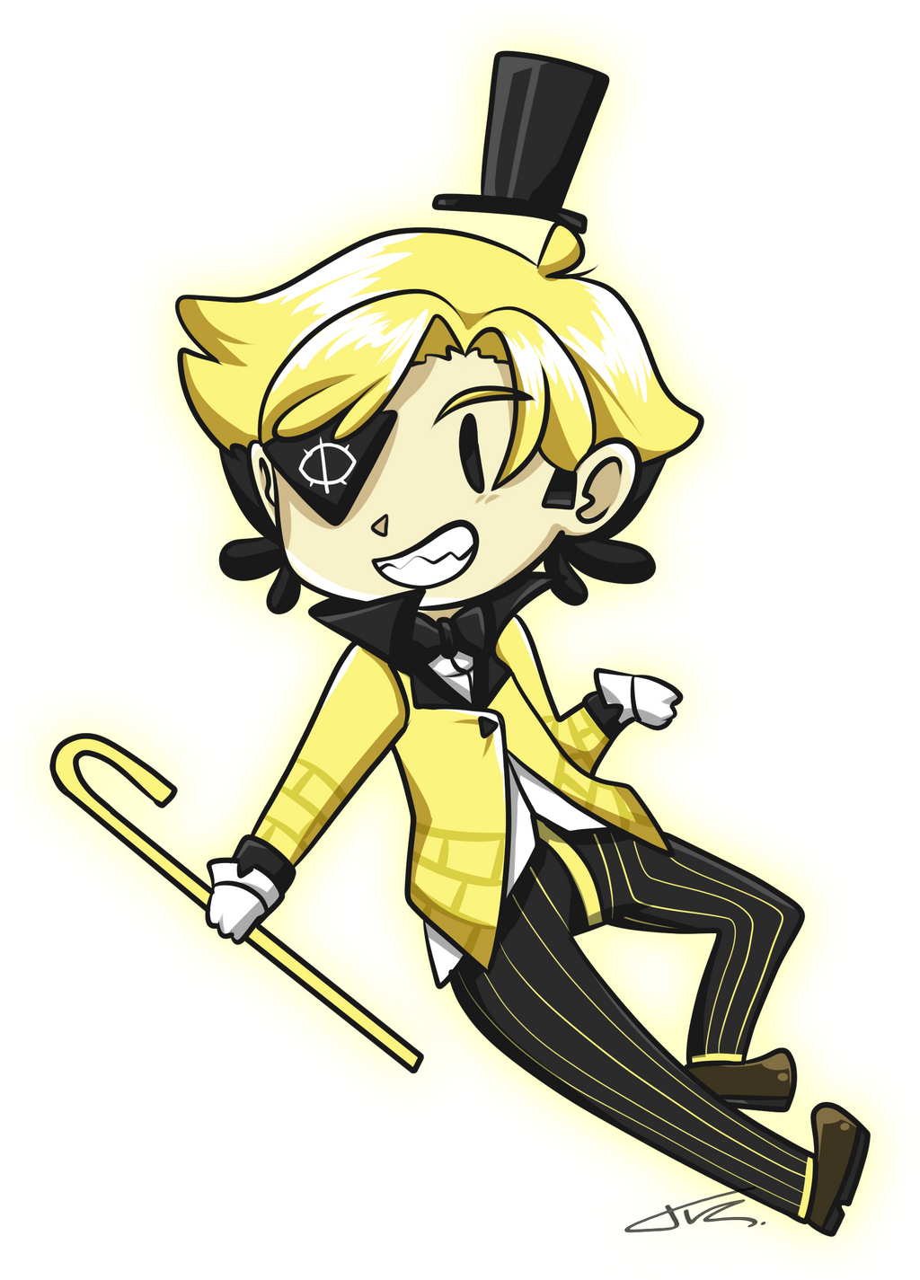 Wallpaper #yGeGApMBSpphPi3-qq-c333 Human Bill Cipher by Millusama on Deviantart