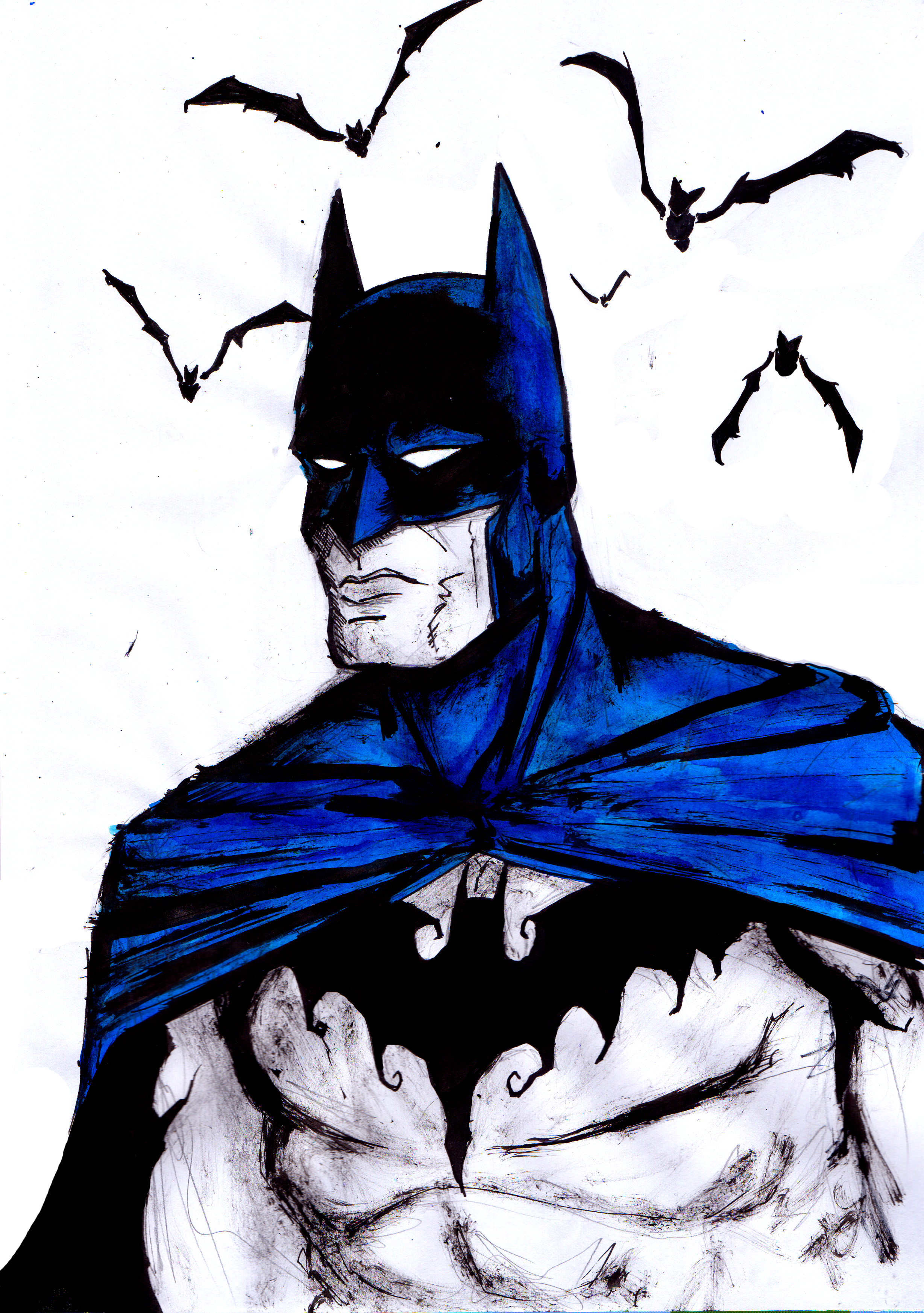 Wallpaper #9wCl7I4BSdW8dNoupxQ157 Batman Sketch by Nstavrianos on Deviantart