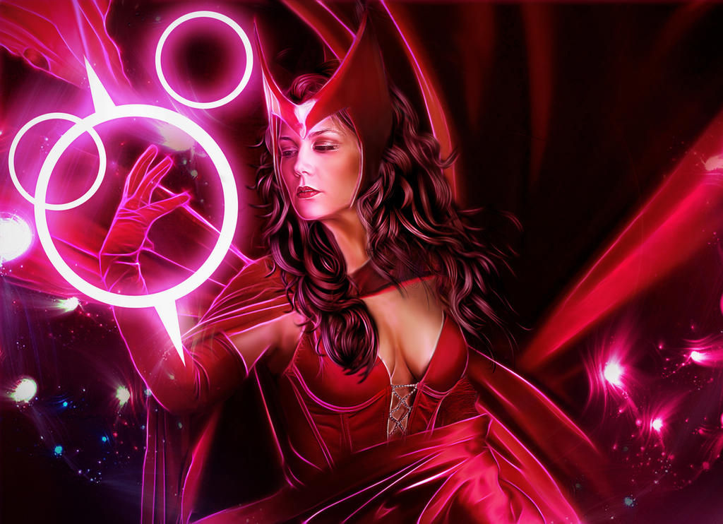 Wallpaper #180e5 Scarlet Witch Pixel Art