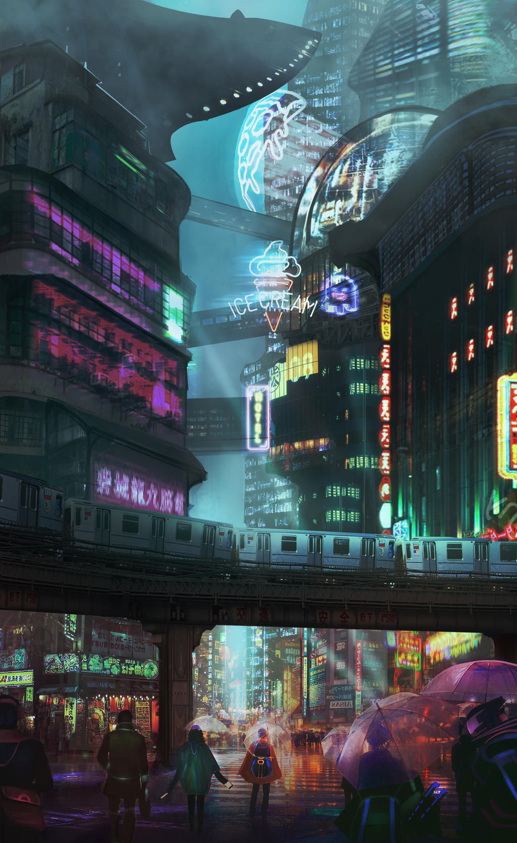 Wallpaper #YEWBlo4B7YBJg1BVG6DO10 Cyberpunk China Town by Alvinmomo123 on Deviantart