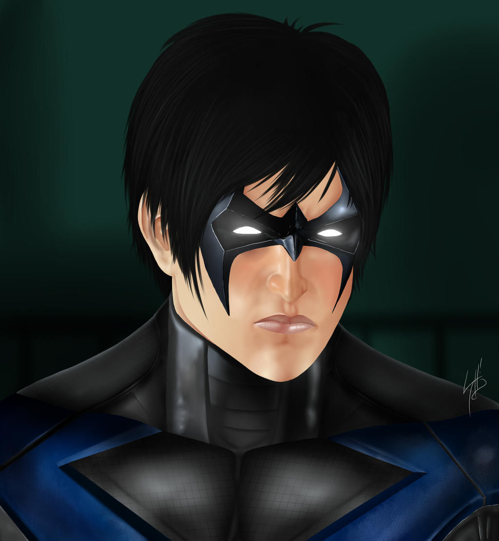 Wallpaper #smeq_5IBSpphPi3-zaNu1 Nightwing by Sylunahirokashi on Deviantart