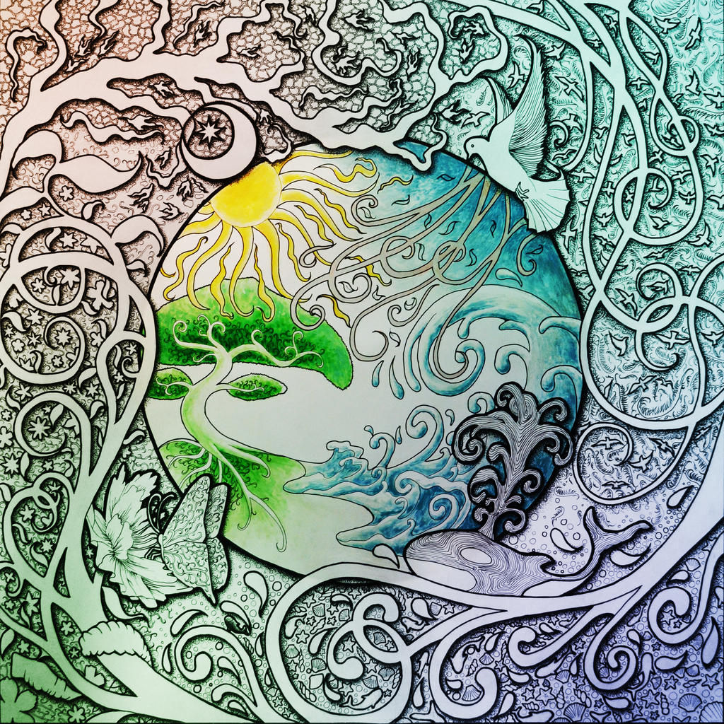 Wallpaper #MWff55IBSpphPi3-fDqn248 Four Elements in Natural by Lzyang on Deviantart