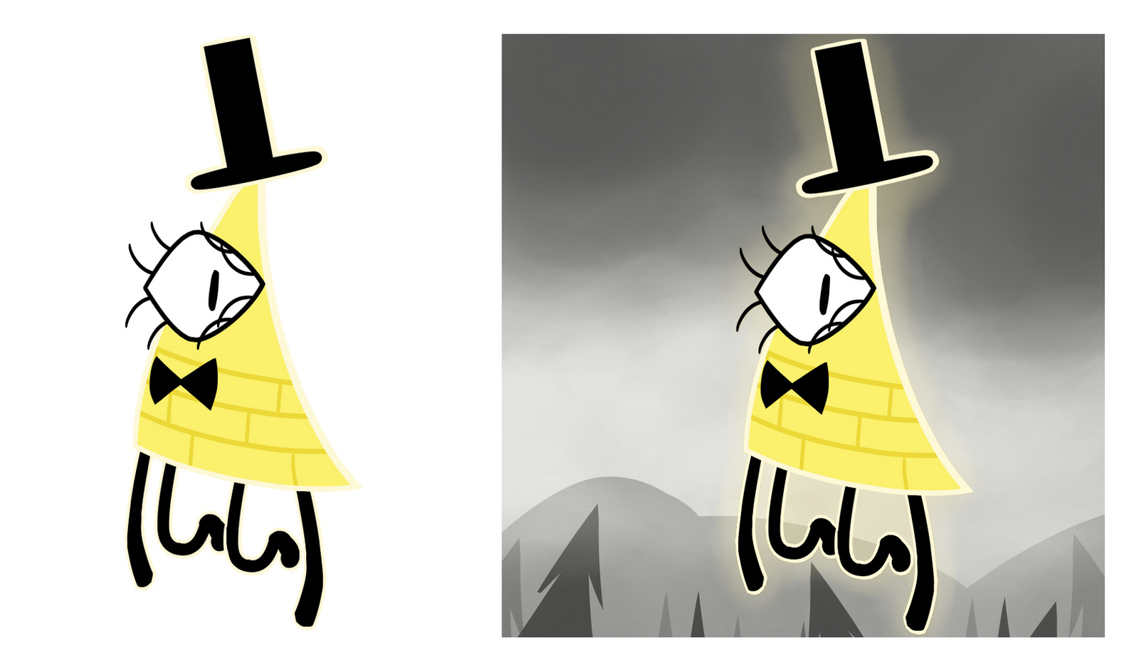 Wallpaper #yGeGApMBSpphPi3-qq-c343 Triangle on Senpai Bill Cipher Deviantart