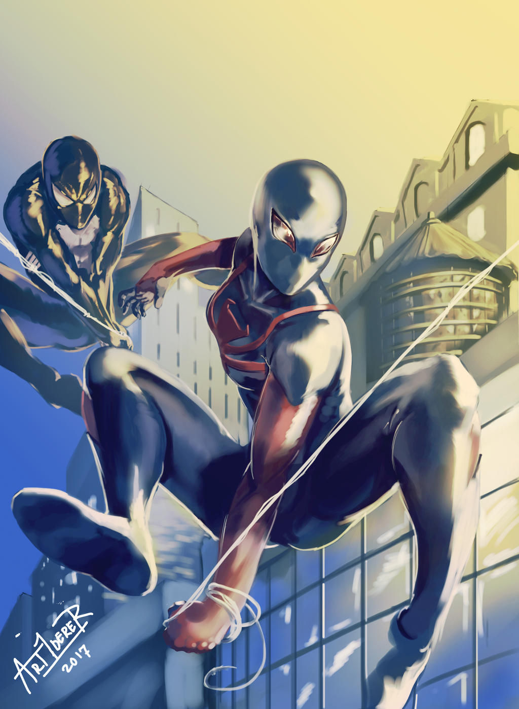 Wallpaper #t3098I4Bnwiau_P6TQUg56 Spider Woman Ultimate Spider Man by Art1derer on Deviantart