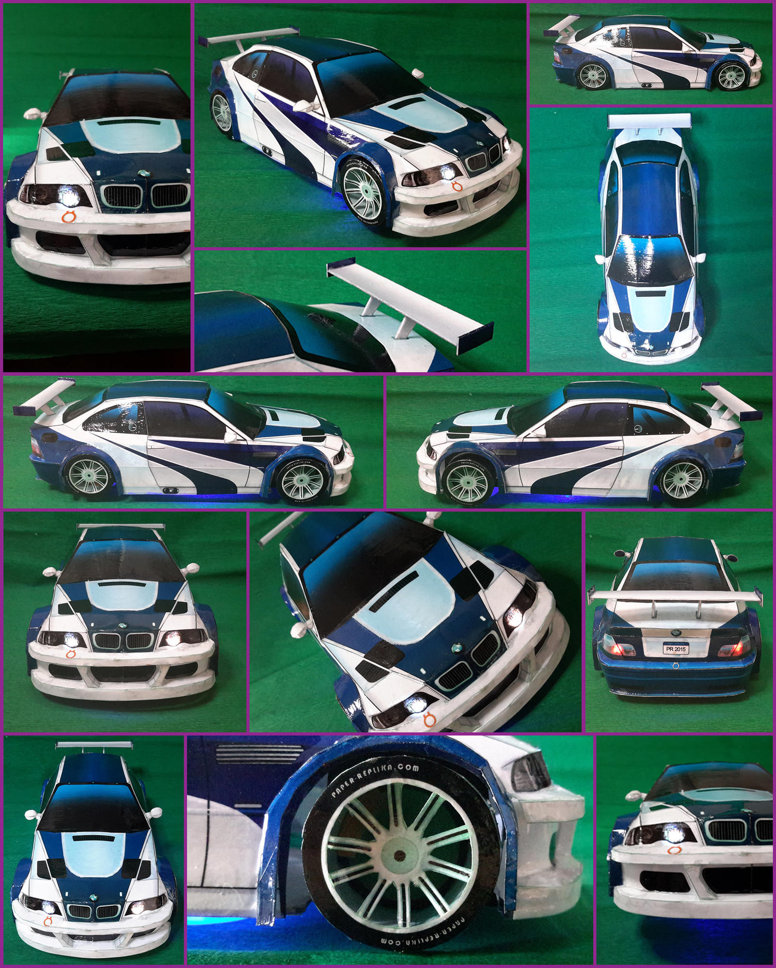 Wallpaper #aGi2IJMBSpphPi3-dS4L279 BMW M3 GTR Nfs Most Wanted Papercarft by Mironius on Deviantart